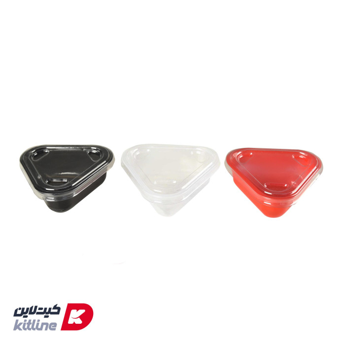 ظرف یکبار مصرف ۱۶×۱۷ سانتیمتری مشکی همراه درب شفاف، دیوایدر و سس کاپ (کارتن ۲۰۰ عددی) - تصویر 7