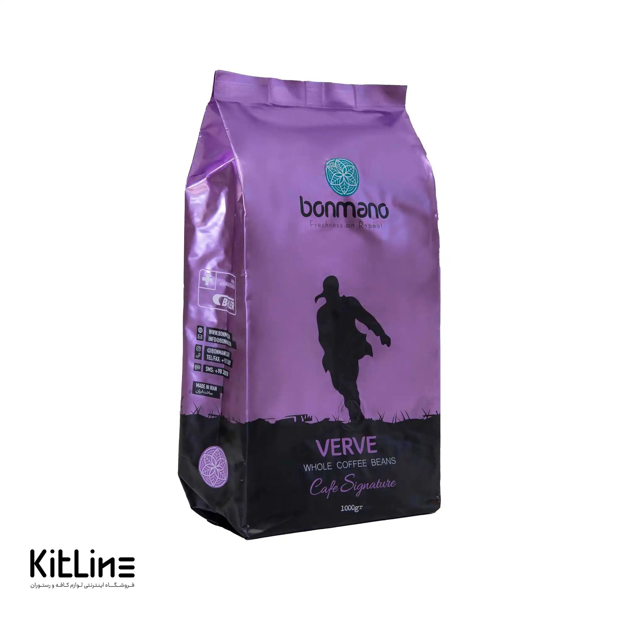 دانه قهوه ۱۰۰٪ عربیکا اسپرسو ورو بن مانو ۱ کیلوگرمی