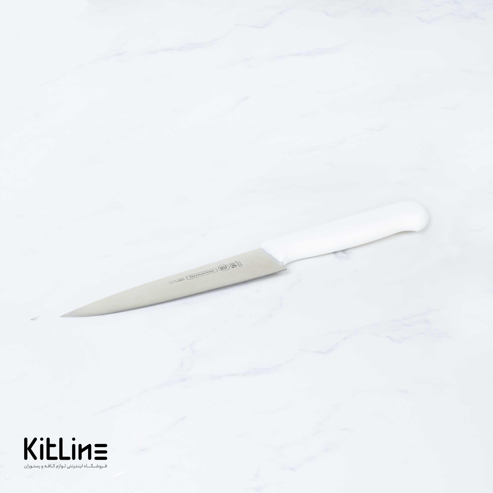 چاقو سرآشپز ۱۵ سانتیمتری بداف دسته سفید (TRAMUNTENA) - تصویر 3