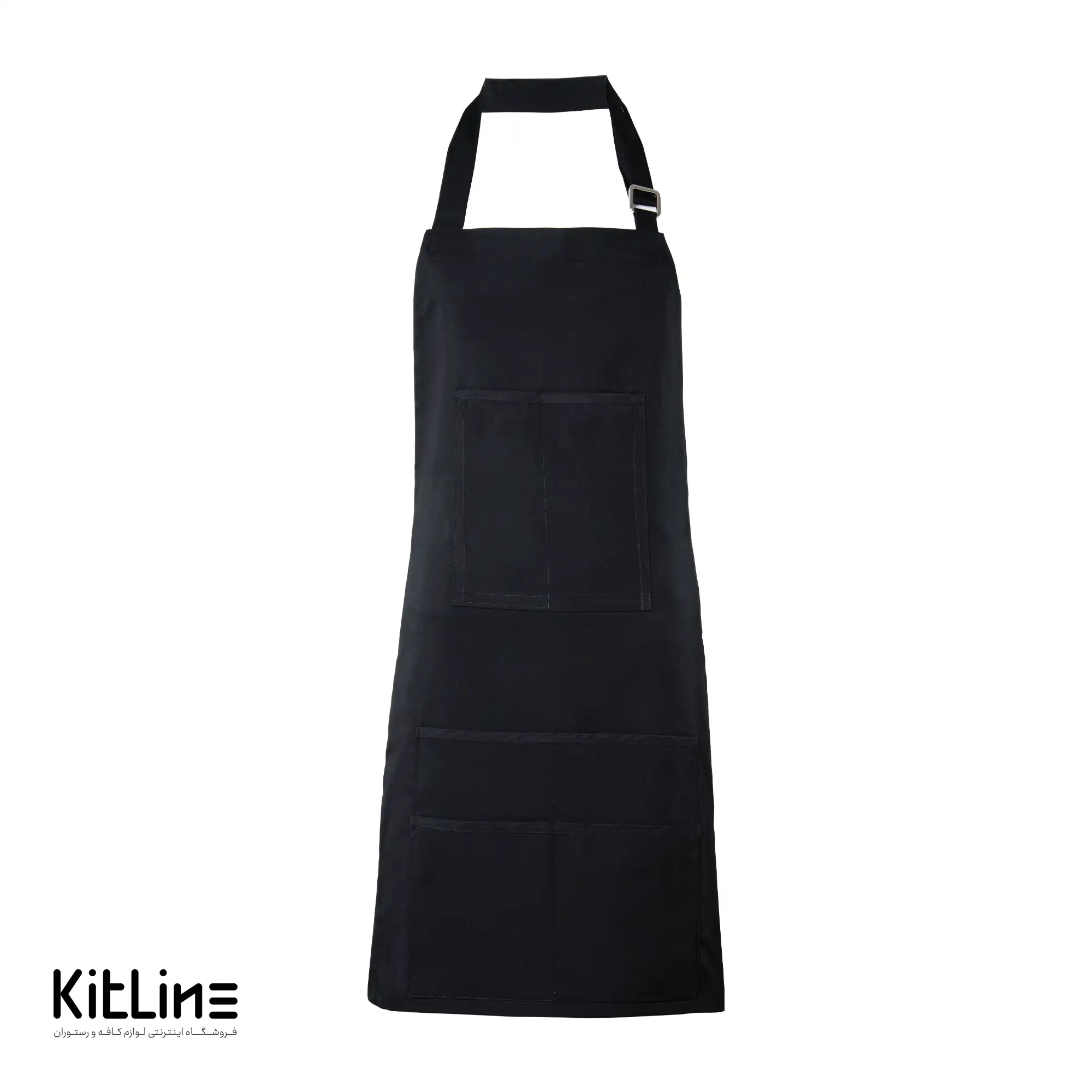 پيشبند مشکی شش جيب - تصویر 2