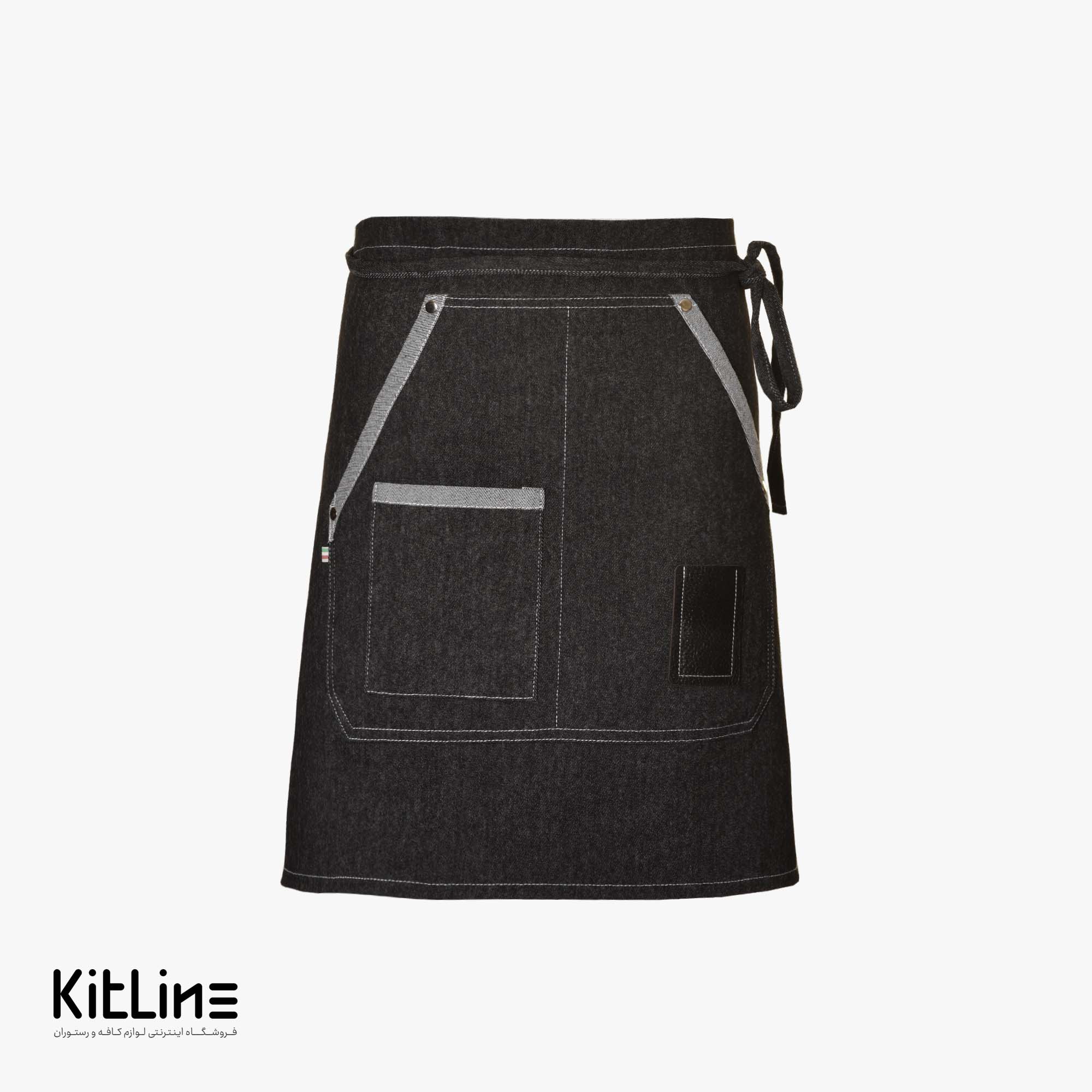 نیم پیشبند جین ۳ جیب کیوان