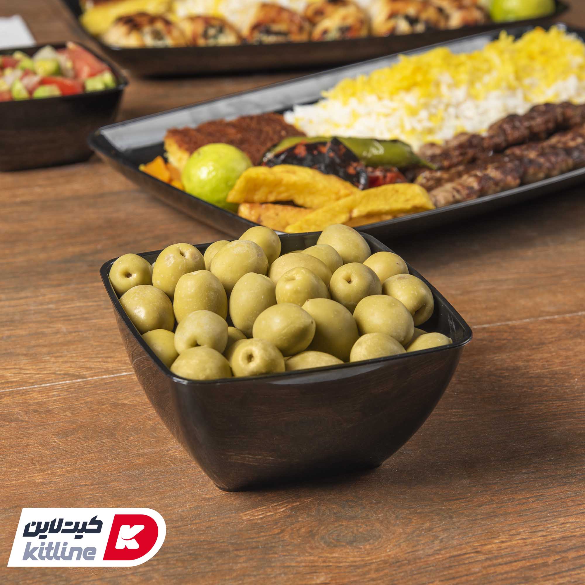 کاسه یکبار مصرف ۵۰۰ میلی لیتری مشکی (کارتن ۲۸۸ عددی) - تصویر 5