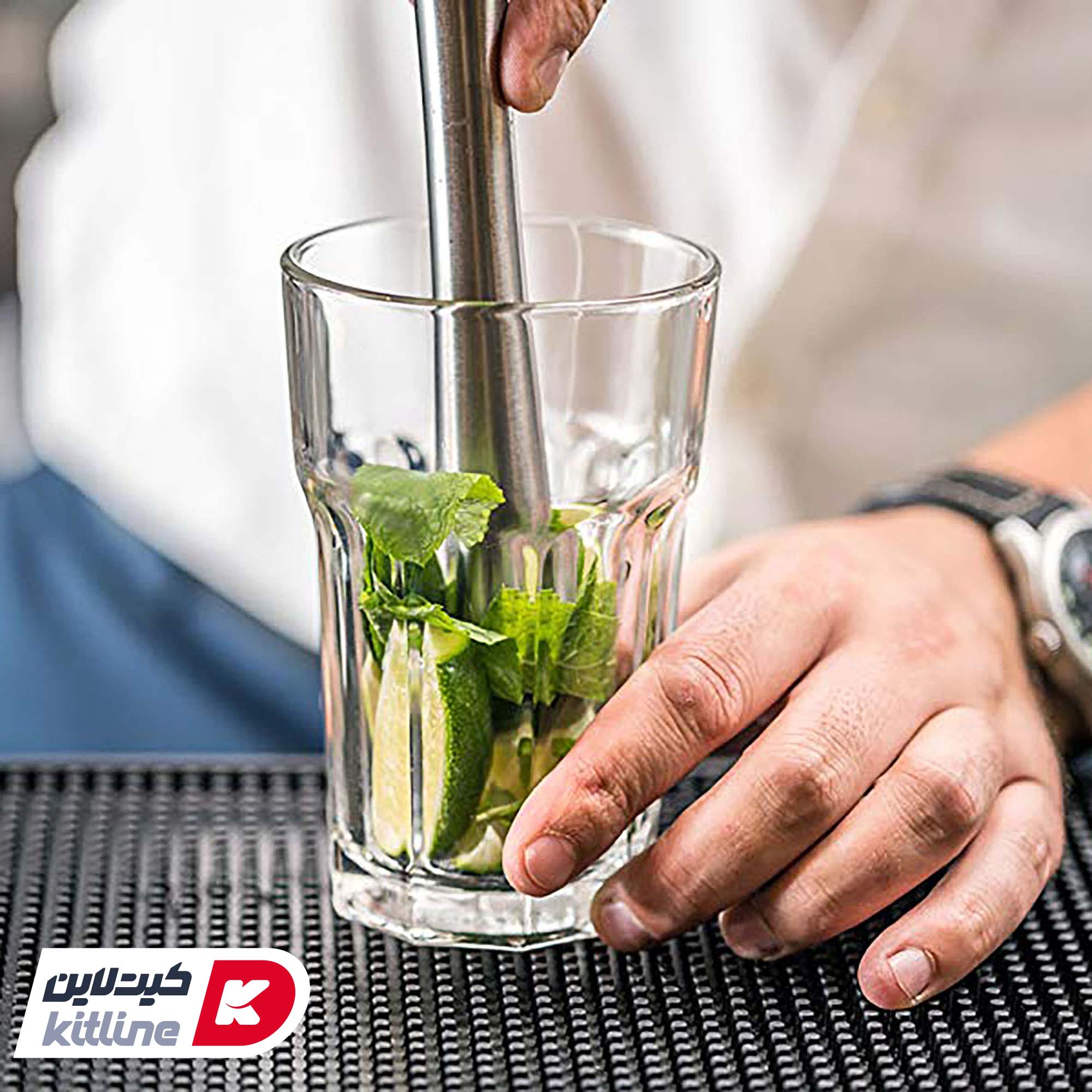 مادلر استیل ۲۰ سانتیمتری نقره ای - تصویر 4