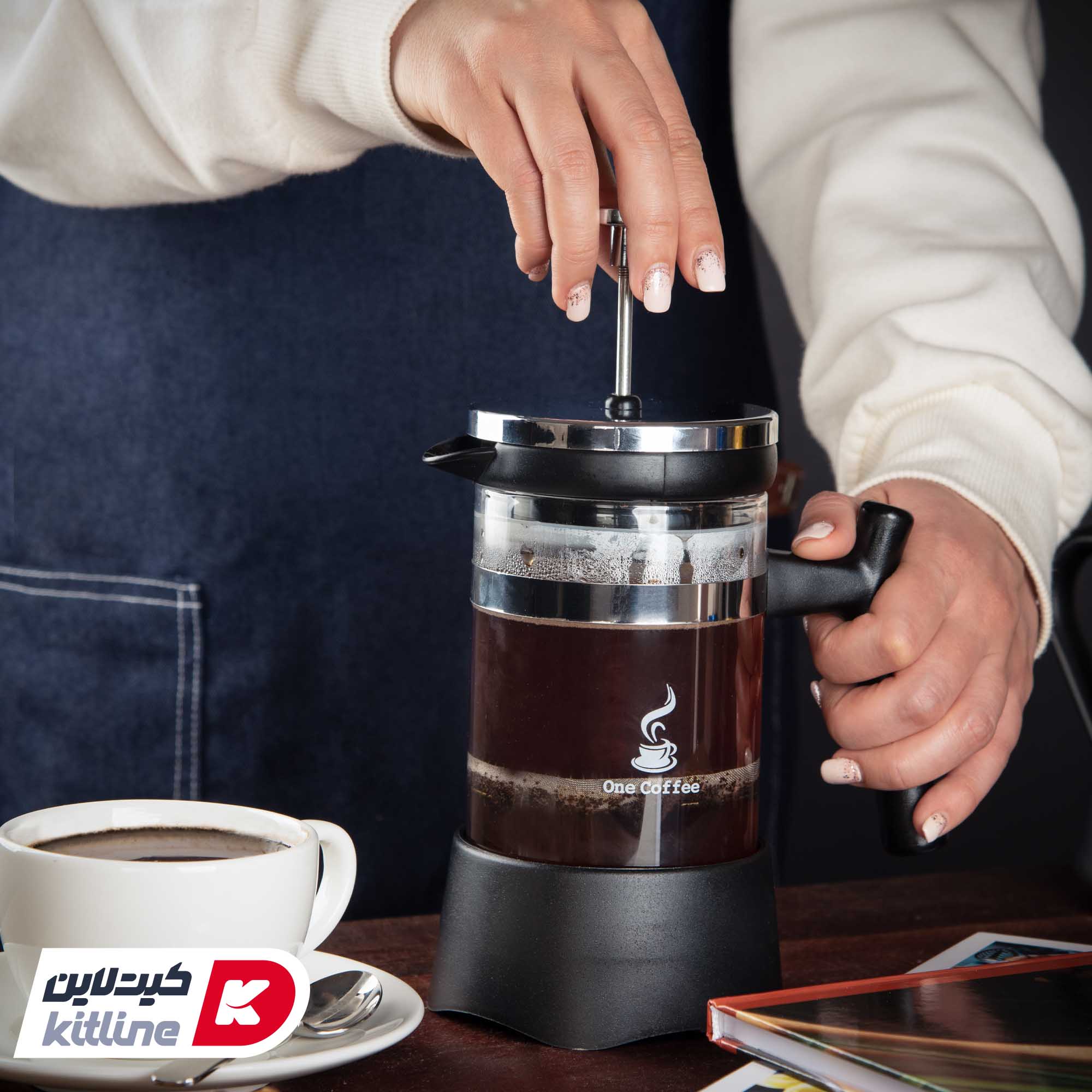 فرنچ پرس تک جداره ۶۰۰ میلی لیتری - تصویر 5