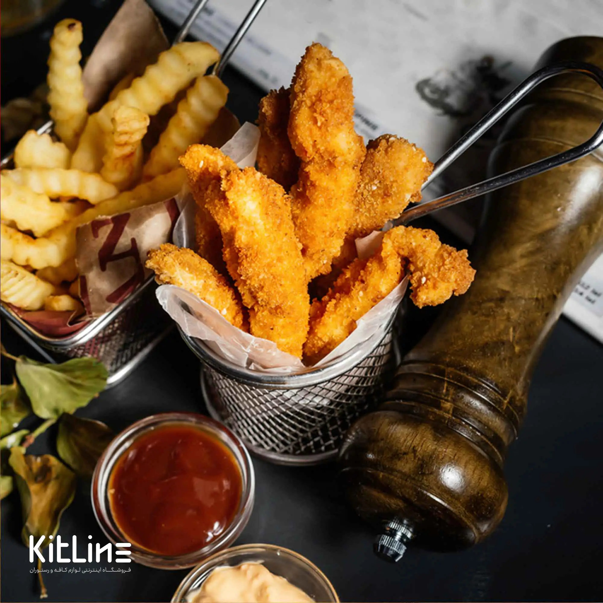 سبد سرو گرد ۷.۵×۷.۵ سانتیمتری استیل - تصویر 6