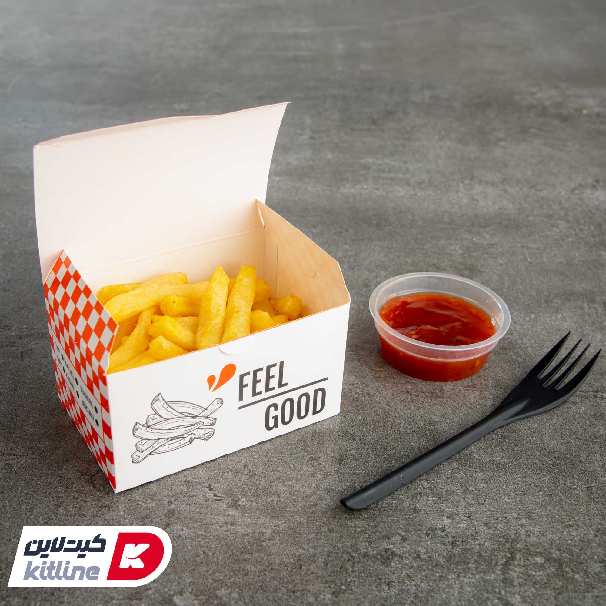 جعبه سیب زمینی یکبار مصرف کاغذی ایندربرد ۸.۵×۱۲.۵ سانتیمتری (کارتن ۱۱۰۰ عددی) - تصویر 5