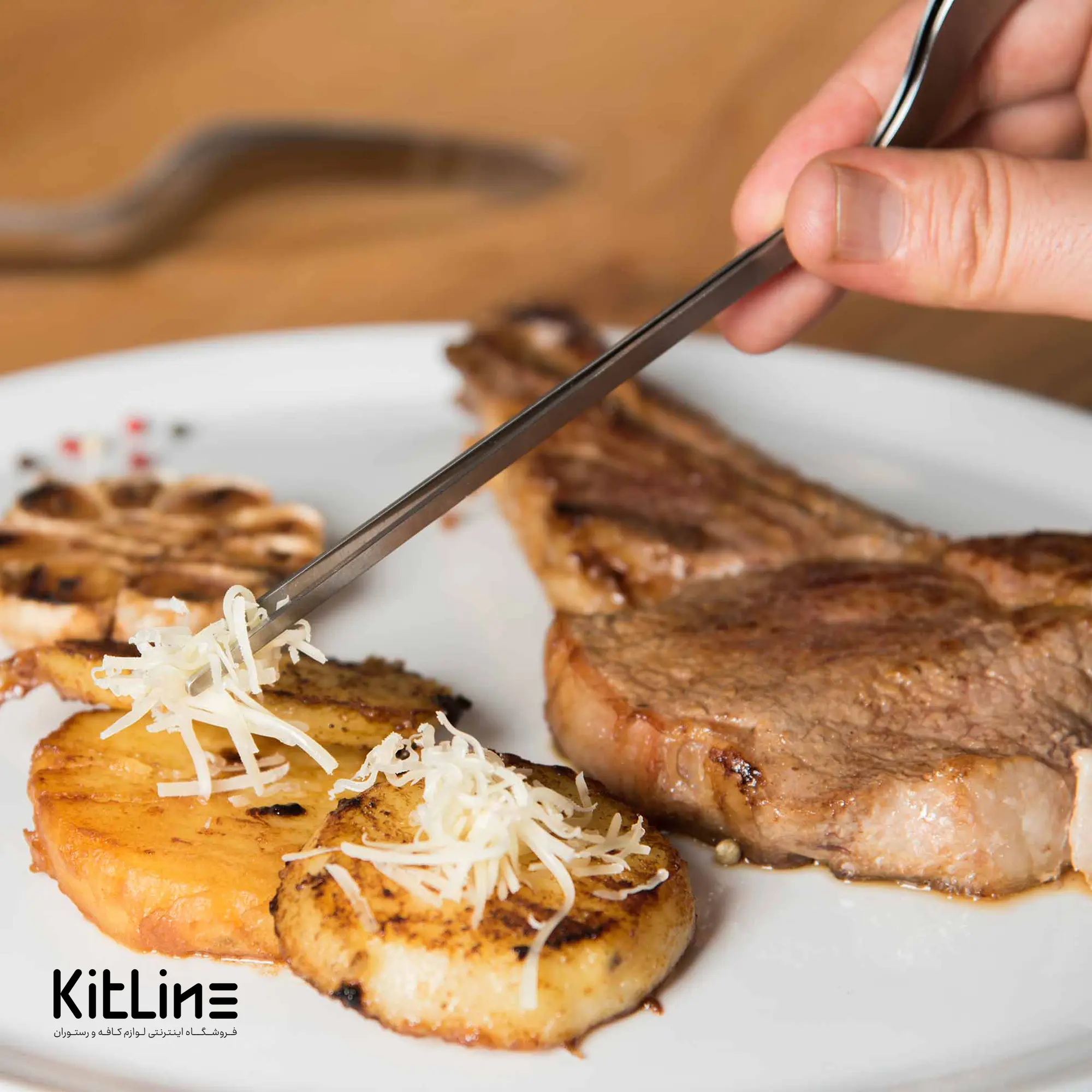 انبر تزئین غذا استیل ۲۰ سانتیمتری ایسل - تصویر 6