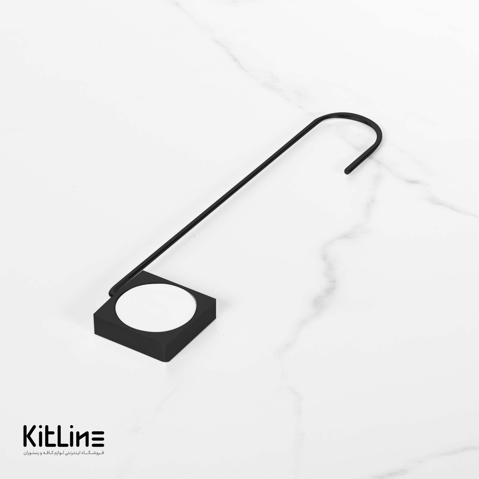 نگهدارنده کیف قلاب دار استیل مشکی - تصویر 3