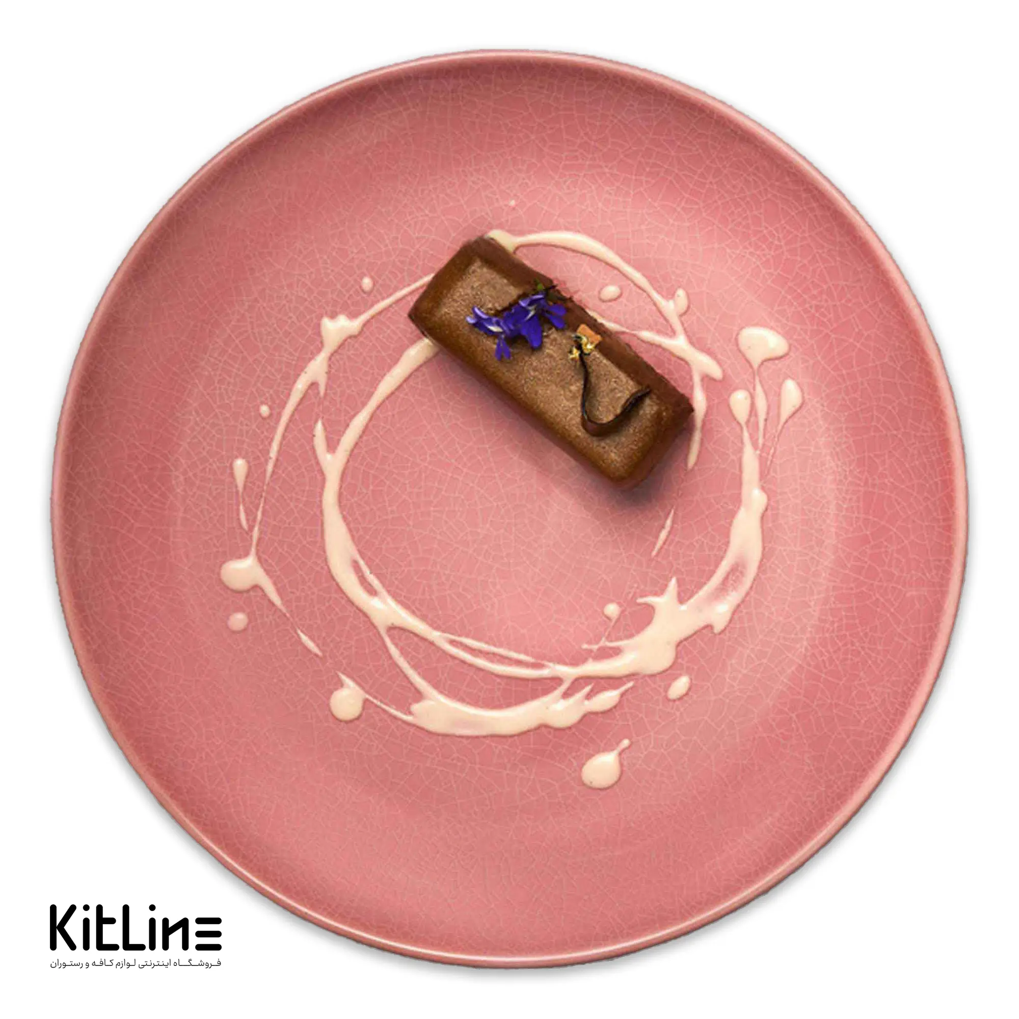 بشقاب گود پرسلین ۲۳ سانتیمتری وینتیج صورتی رک (RAK) - تصویر 5