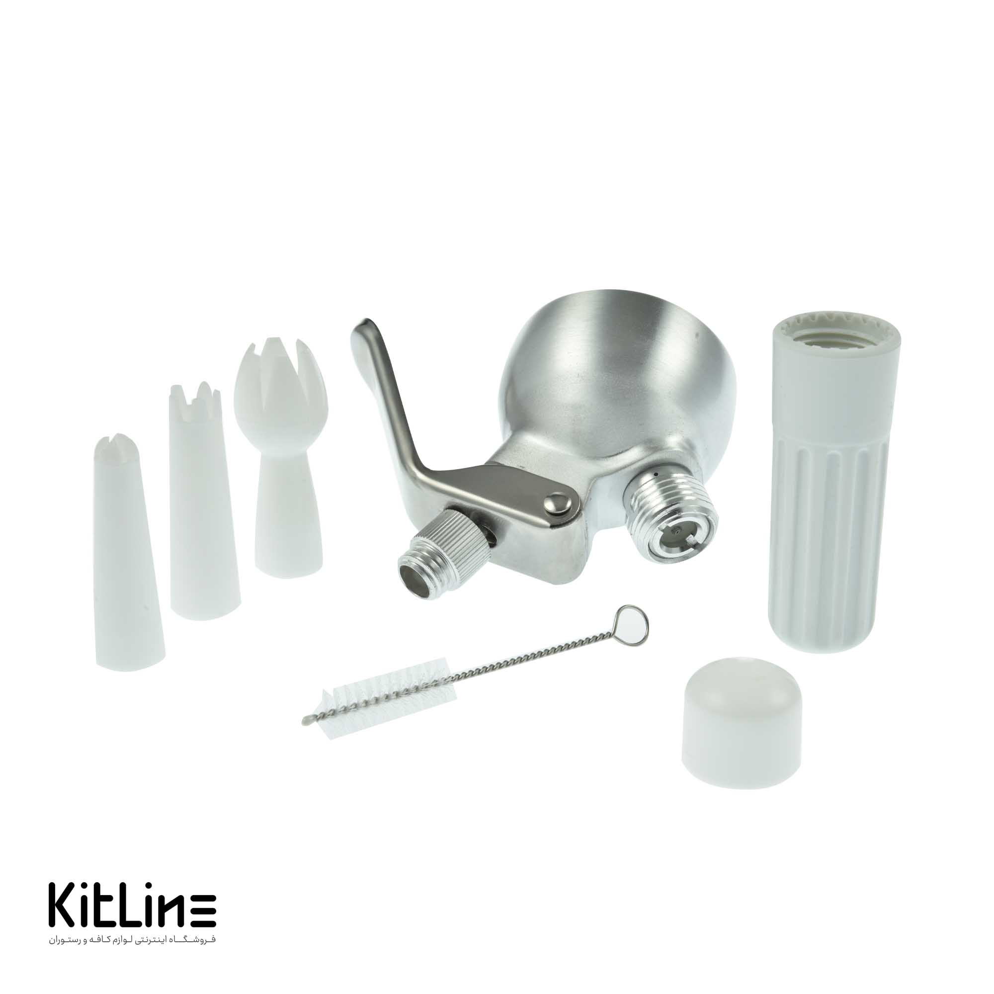 گل خامه زن دستی استیل ۱ لیتری - تصویر 5