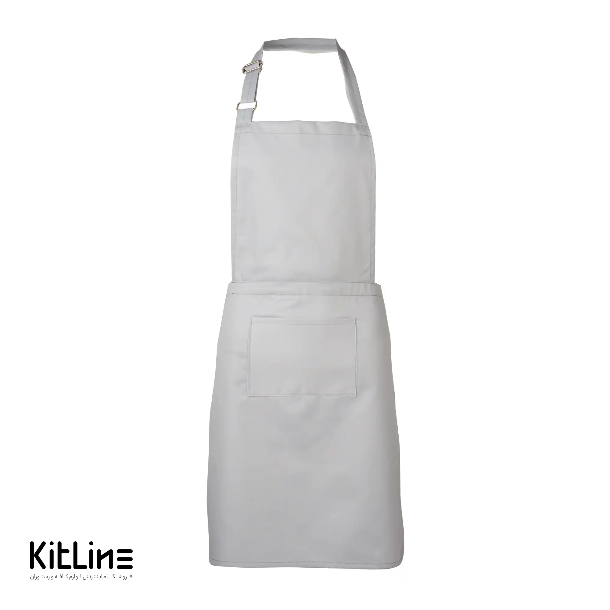 پیشبند پارچه کج راه طوسی روشن پوشاکو - تصویر 2