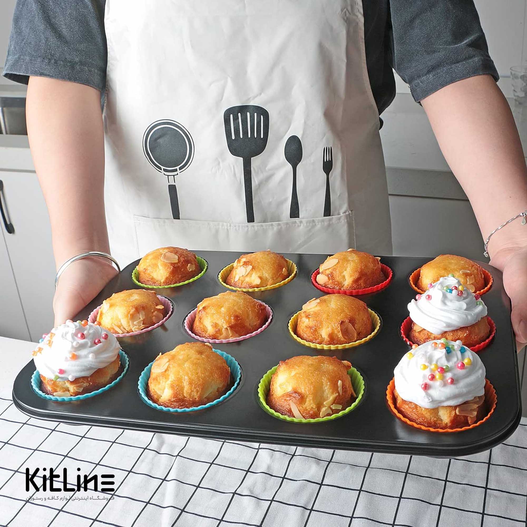 قالب مافین ۱۲ خانه تفلونی - تصویر 5