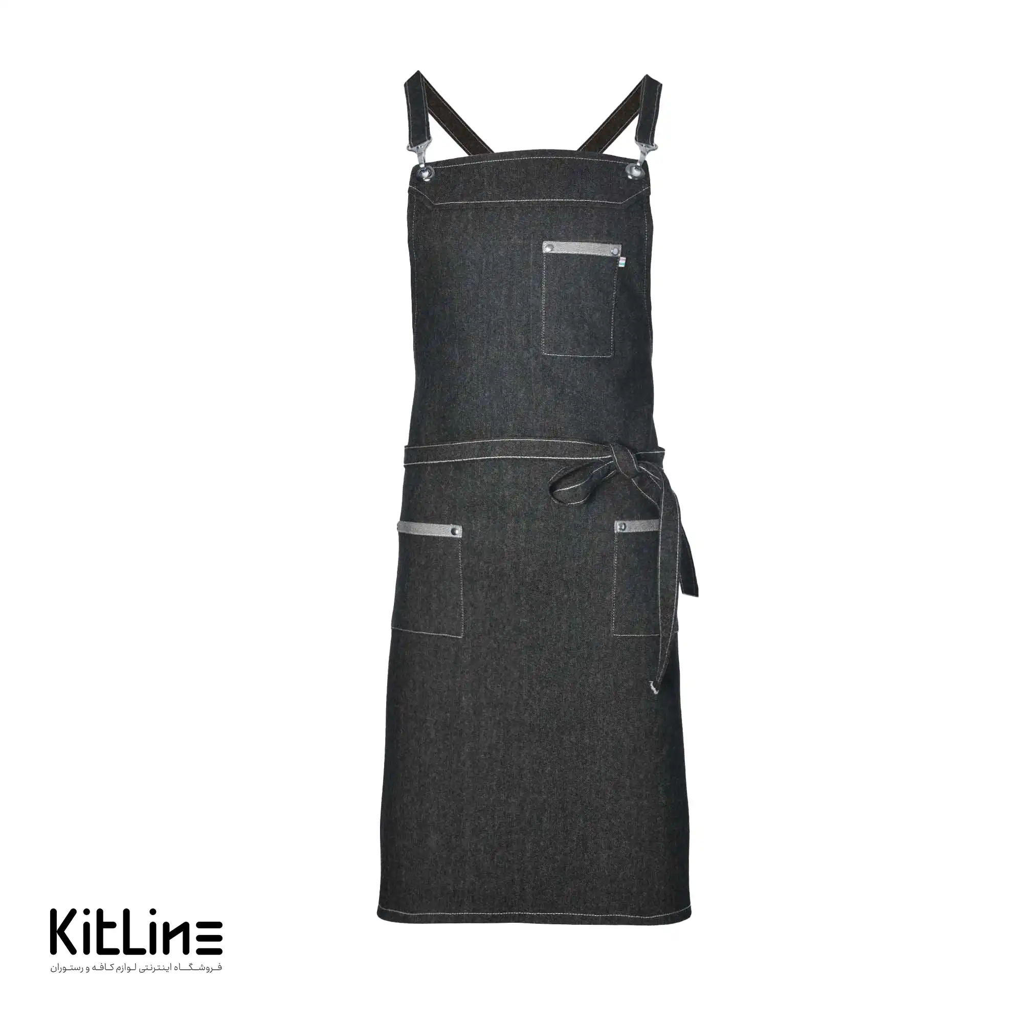 پیشبند جین ۳ جیب کیوان - تصویر 2