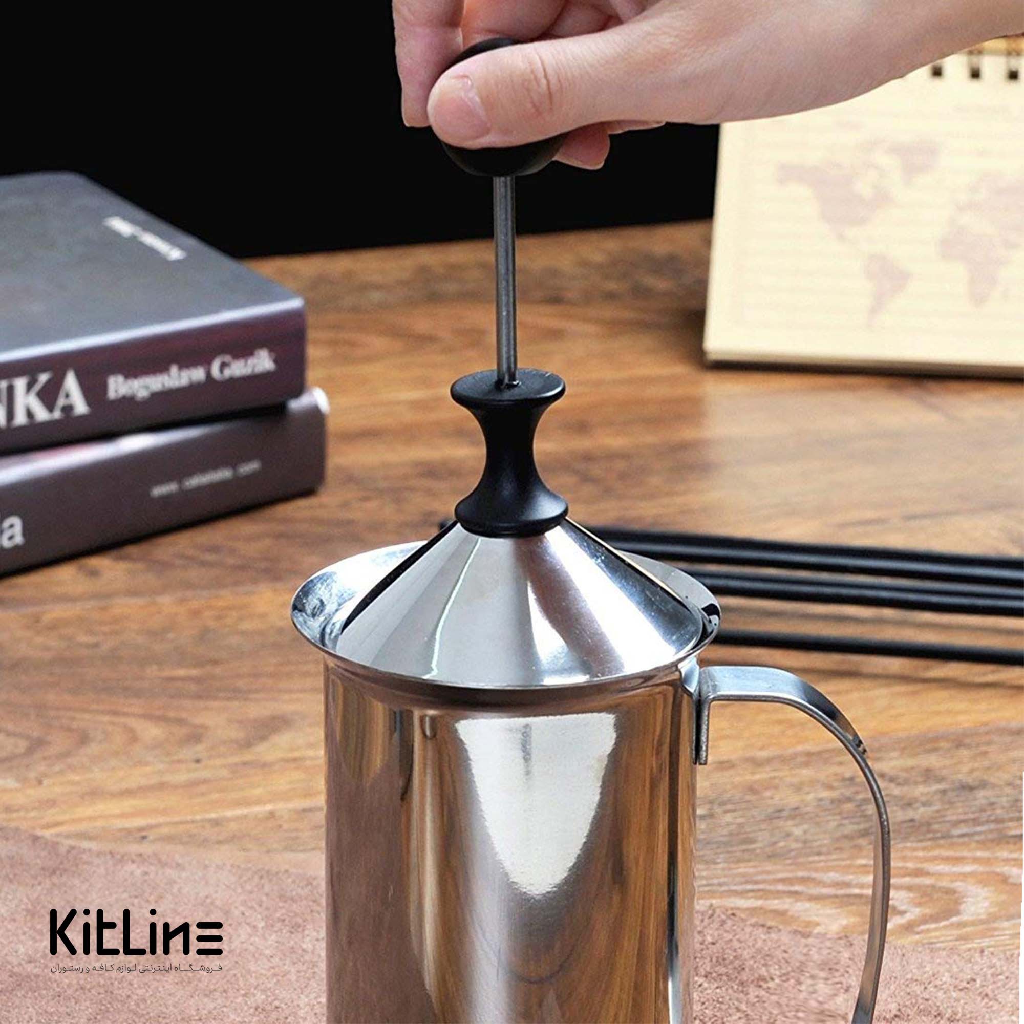 فوم ساز دستی استیل ۲۰۰ میلیلیتری - تصویر 6