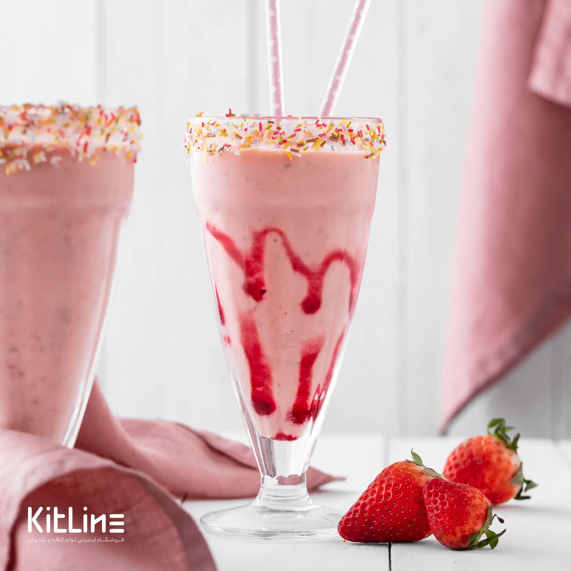 سیروپ توت فرنگی بارهس ۱ لیتری - تصویر 3