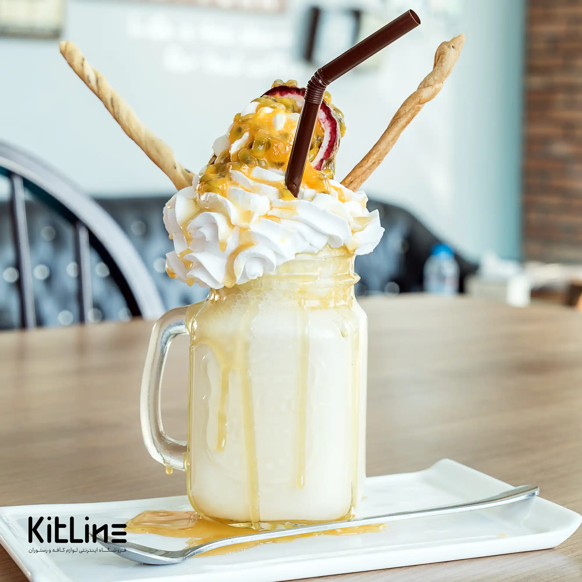 سیروپ کارامل ای جی لاکچری (AJ Luxury) ۱۳۰۰ گرمی - تصویر 3