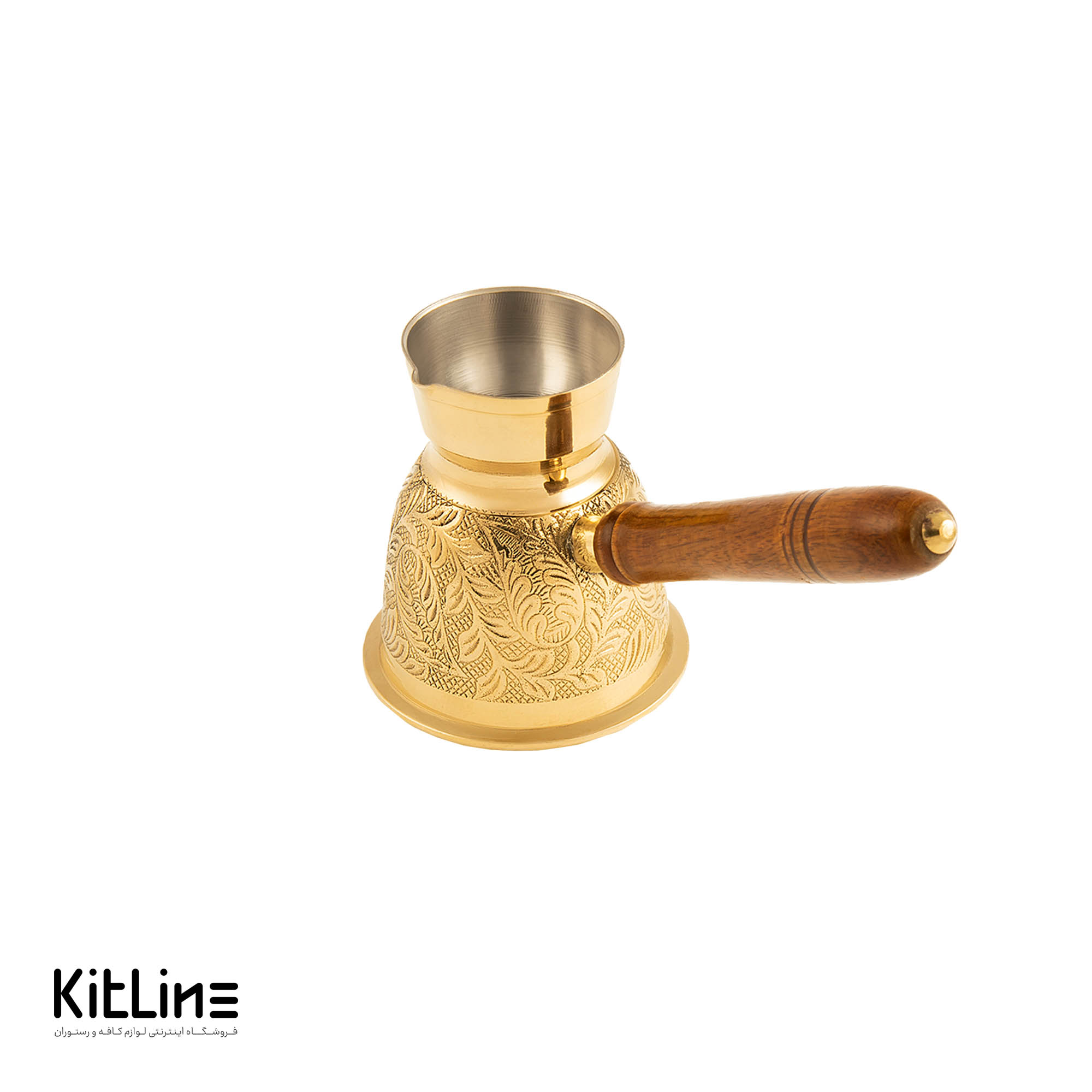 قهوه جوش (جذوه ترک) برنجی ۱ کاپ