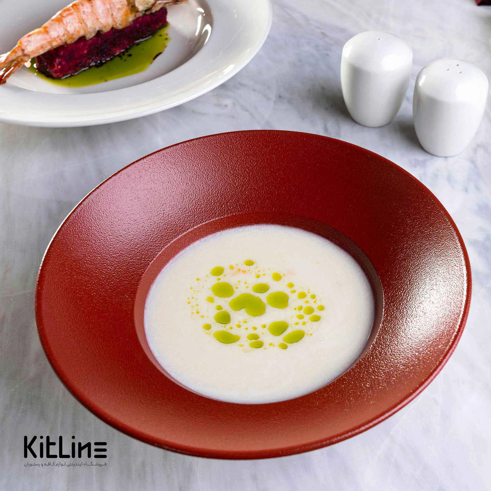 کاسه پرسلین ۲۳ سانتیمتری فیوژن قرمز رک (RAK) - تصویر 7