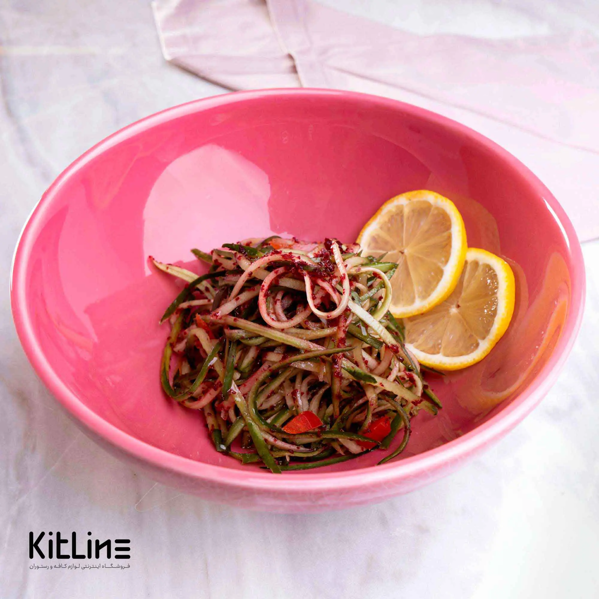 کاسه پرسلین ۲۰ سانتیمتری وینتیج صورتی رک (RAK) - تصویر 7