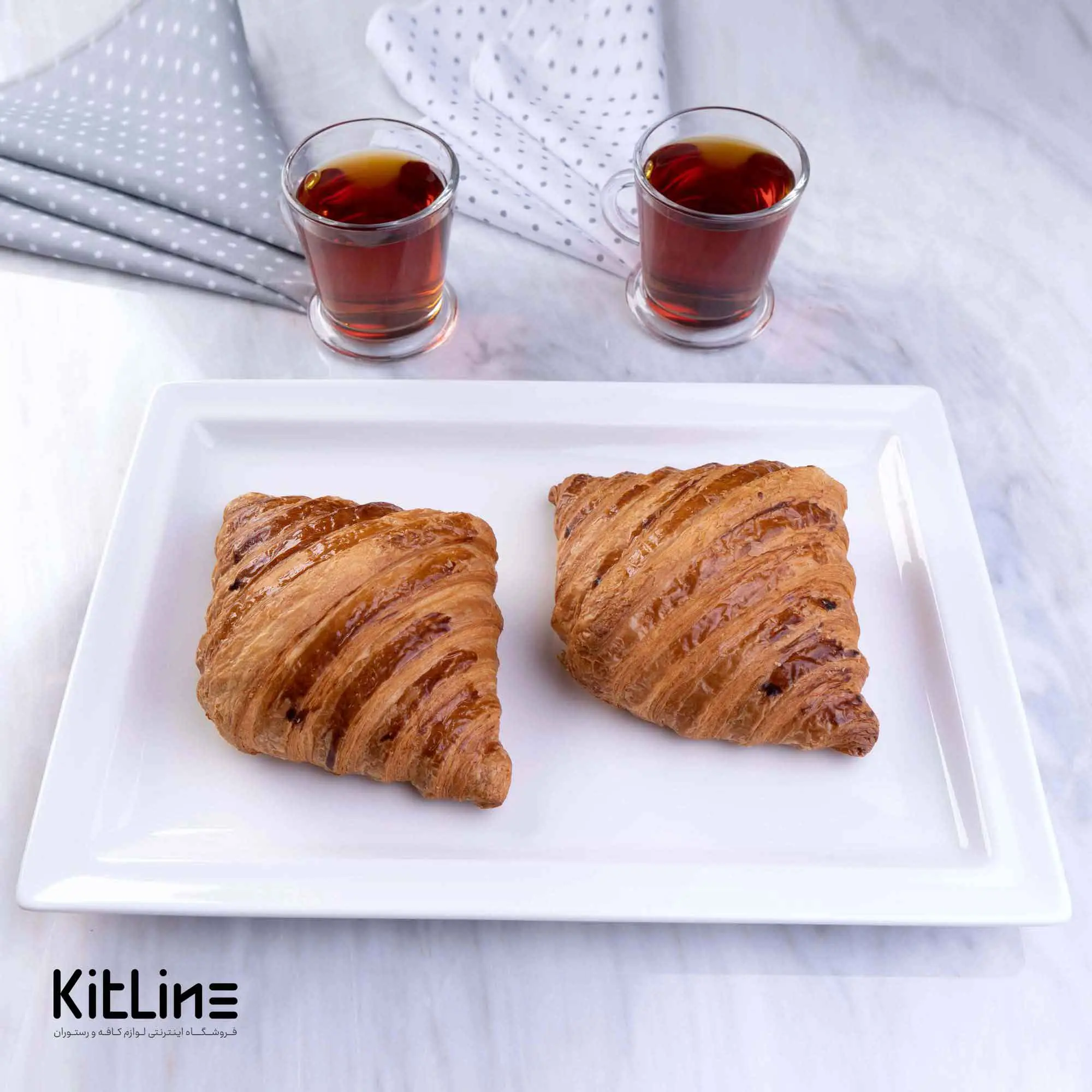 بشقاب پرسلین ۲۳×۳۳ سانتیمتری کلاسیک سفید رک (RAK) - تصویر 7