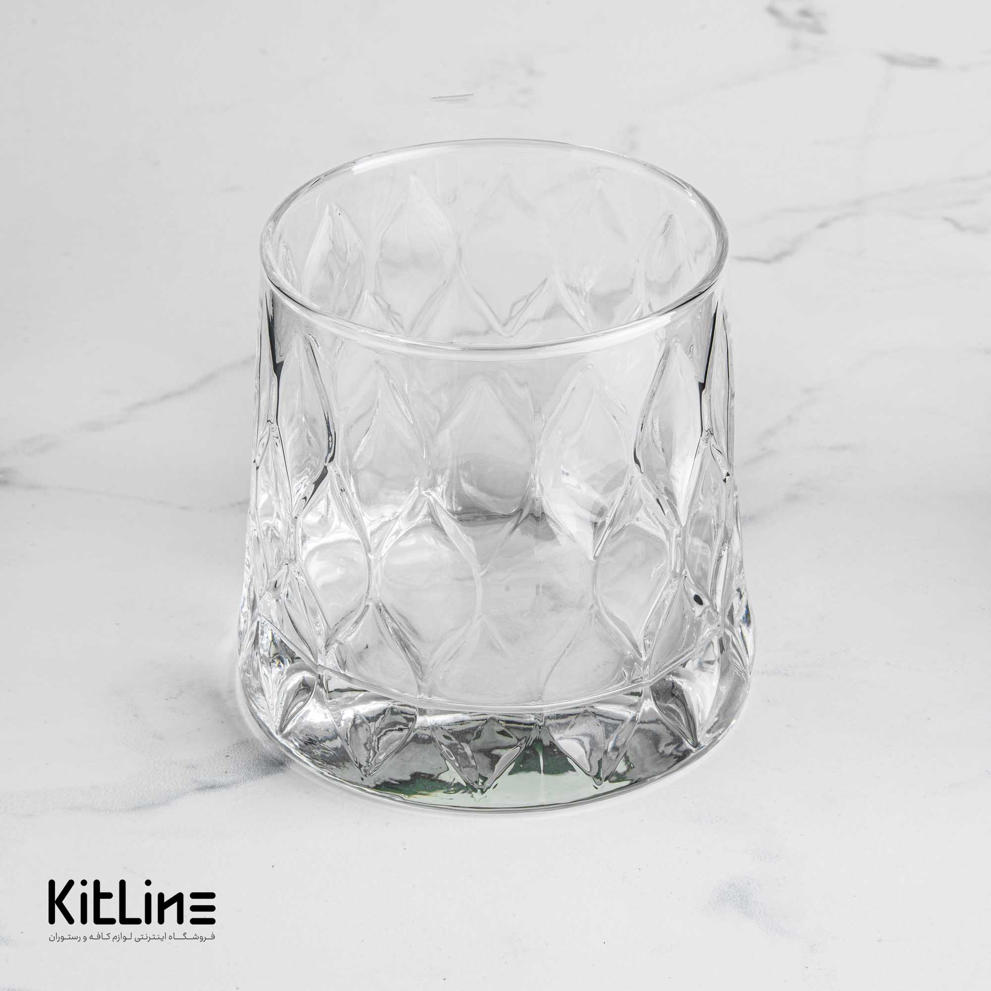 نیم لیوان شیشه ای ۳۰۰ میلیلیتری پاشاباغچه مدل لیفی (ست ۴ عددی)