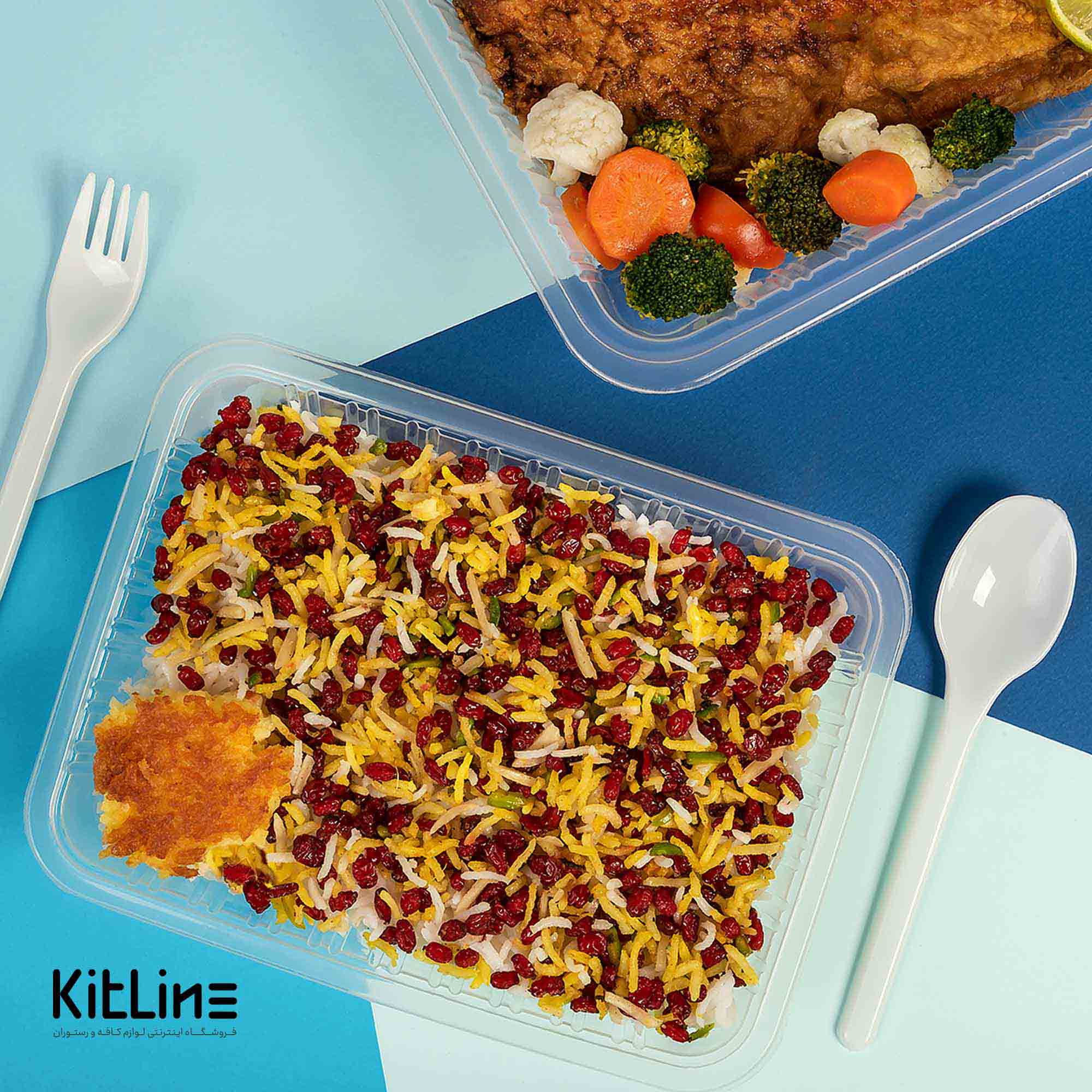 ظرف یکبار مصرف ۵×۱۶×۲۱.۵ سانتیمتری شفاف همراه درب (کارتن ۲۰۰ عددی) - تصویر 4