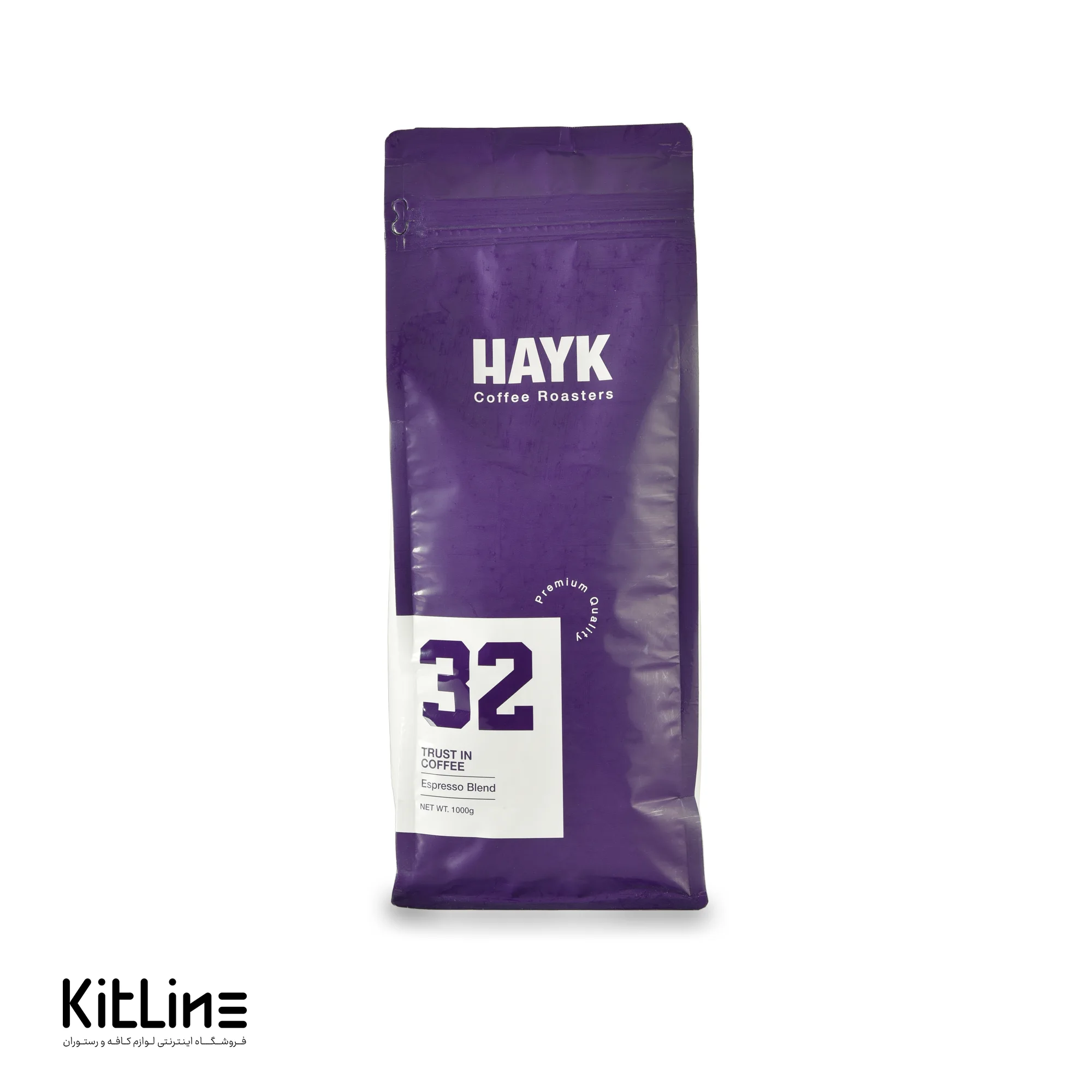 دانه قهوه ۱۰۰٪ عربیکا ترکیب ۳۲ هايک ۱ کیلوگرمی