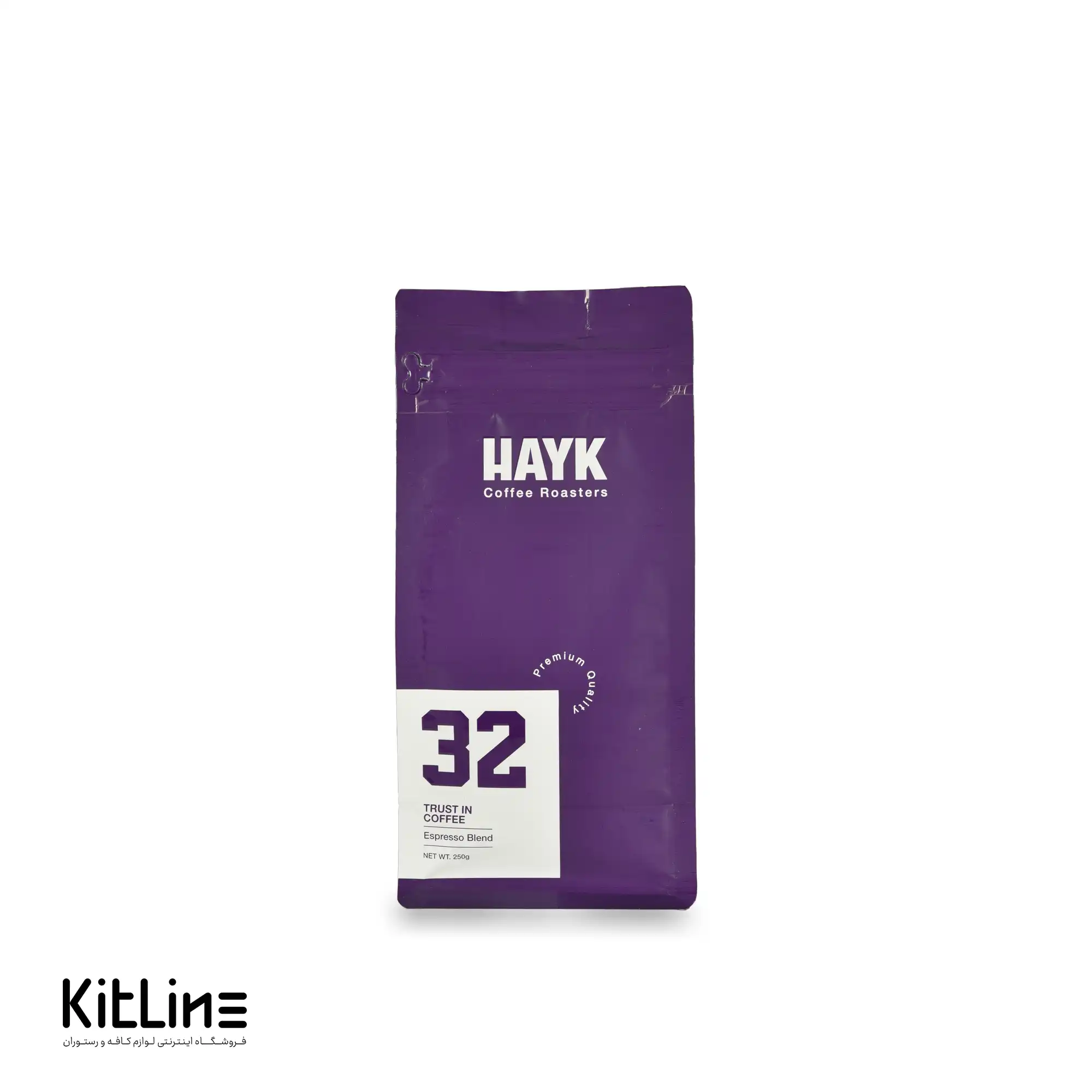 دانه قهوه ۱۰۰٪ عربیکا ترکیب ۳۲ هایک ۲۵۰ گرمی