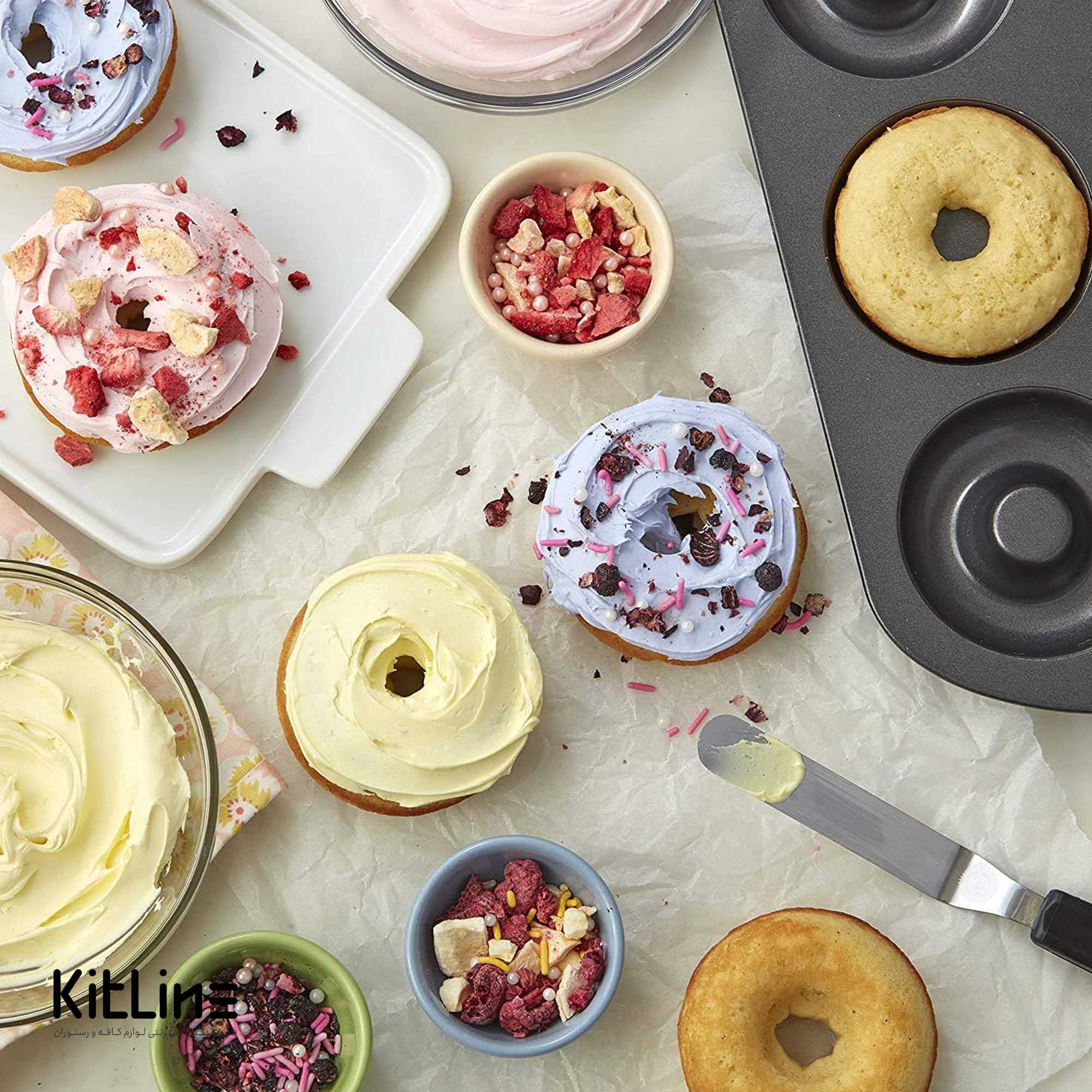 قالب دونات ۹ خانه تفلونی - تصویر 4