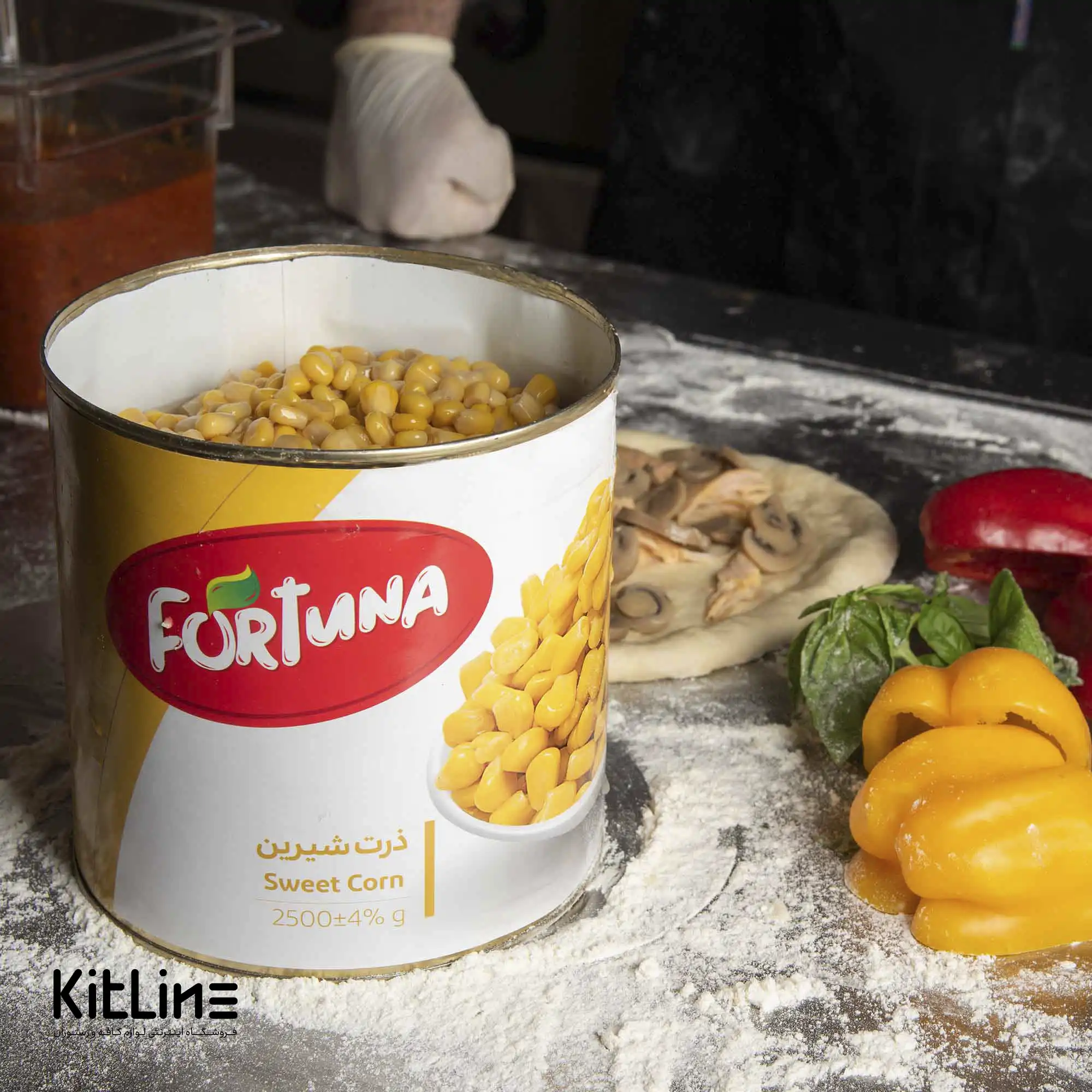 کنسرو ذرت شیرین فورتونا ۲/۵ کیلوگرمی - تصویر 3