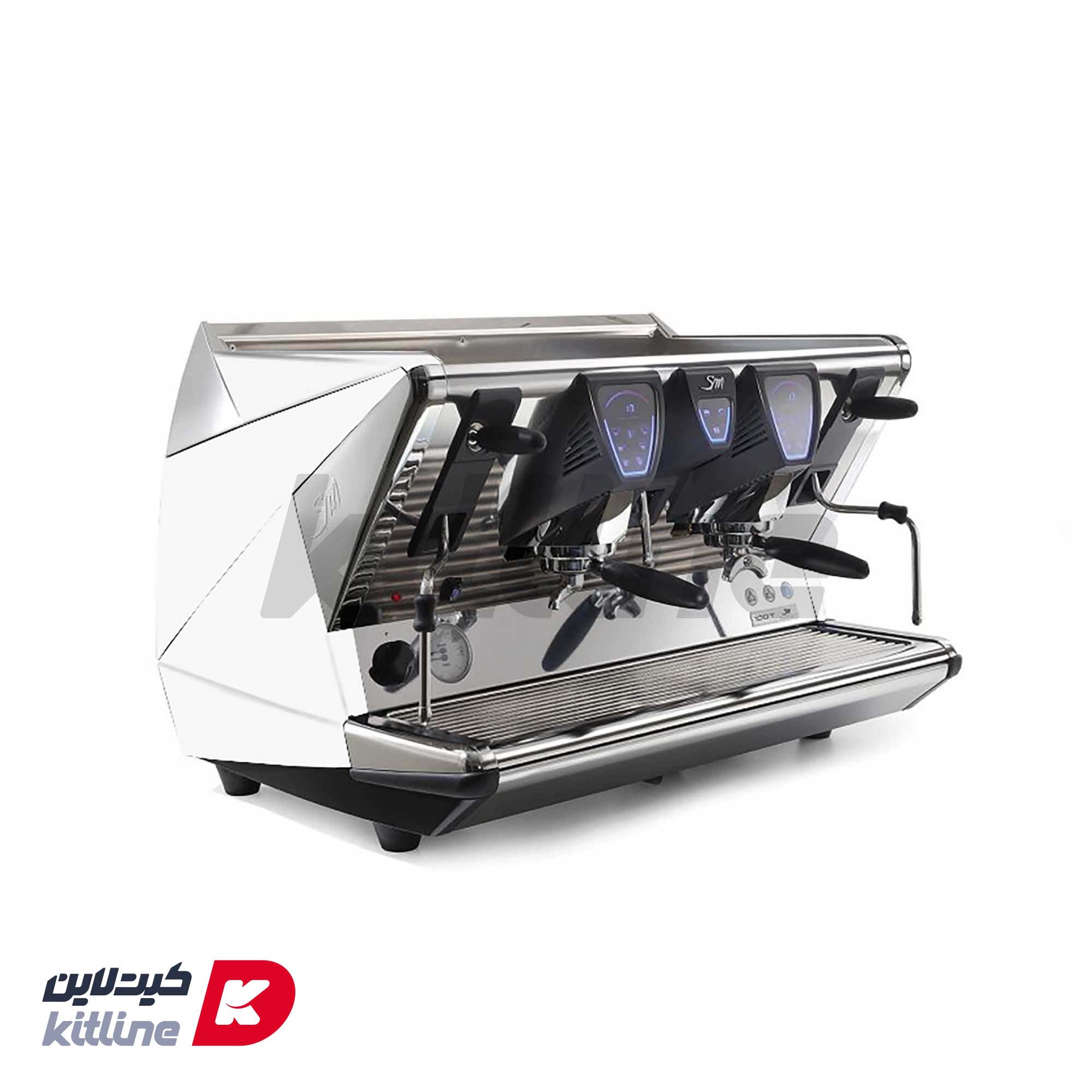 دستگاه قهوه دو گروپ اتوماتیک سن مارکو مدل 100T سفید