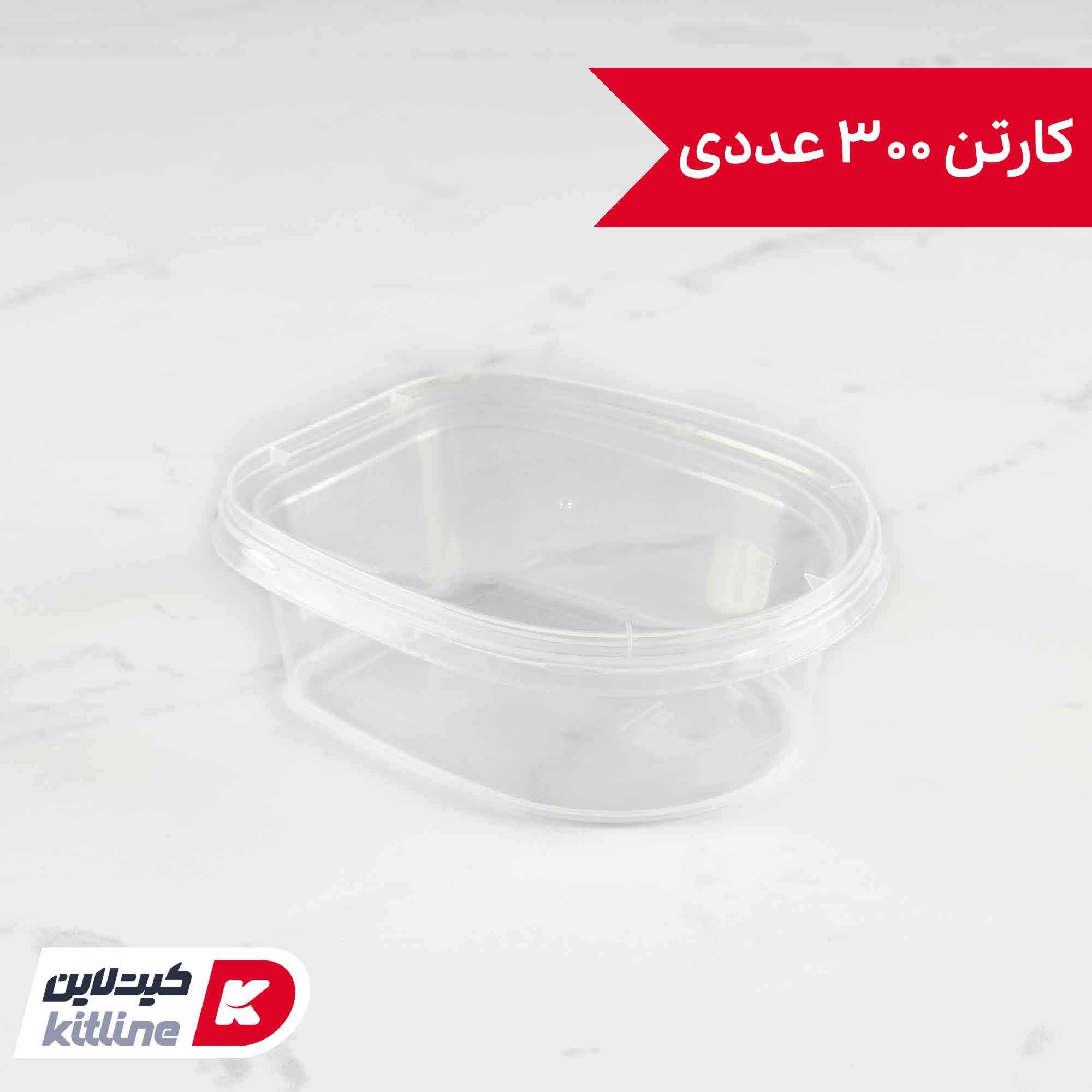 ظرف یکبار مصرف ۱۲۵ میلی لیتری شفاف همراه درب (کارتن ۳۰۰ عددی), کاسه یکبار مصرف,