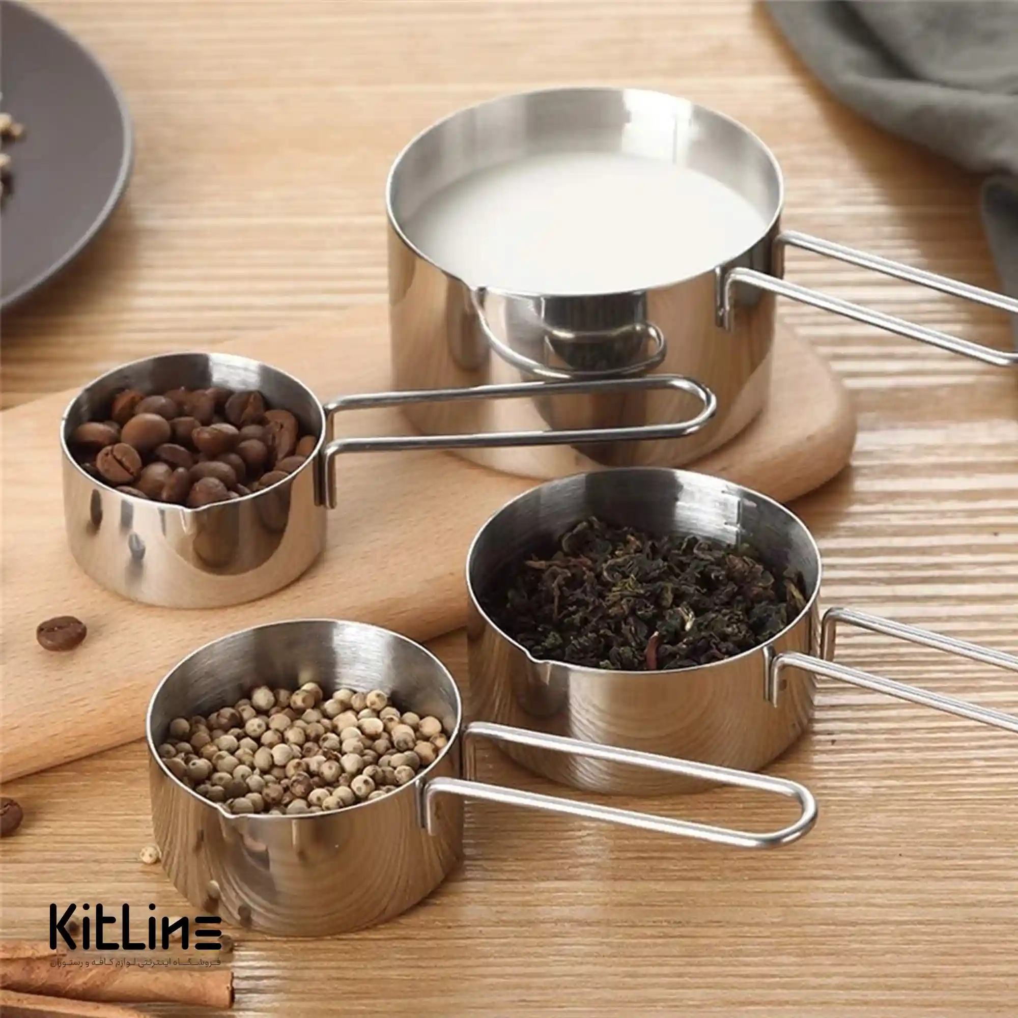 پیمانه اندازه گیری استیل ۴ عددی - تصویر 6