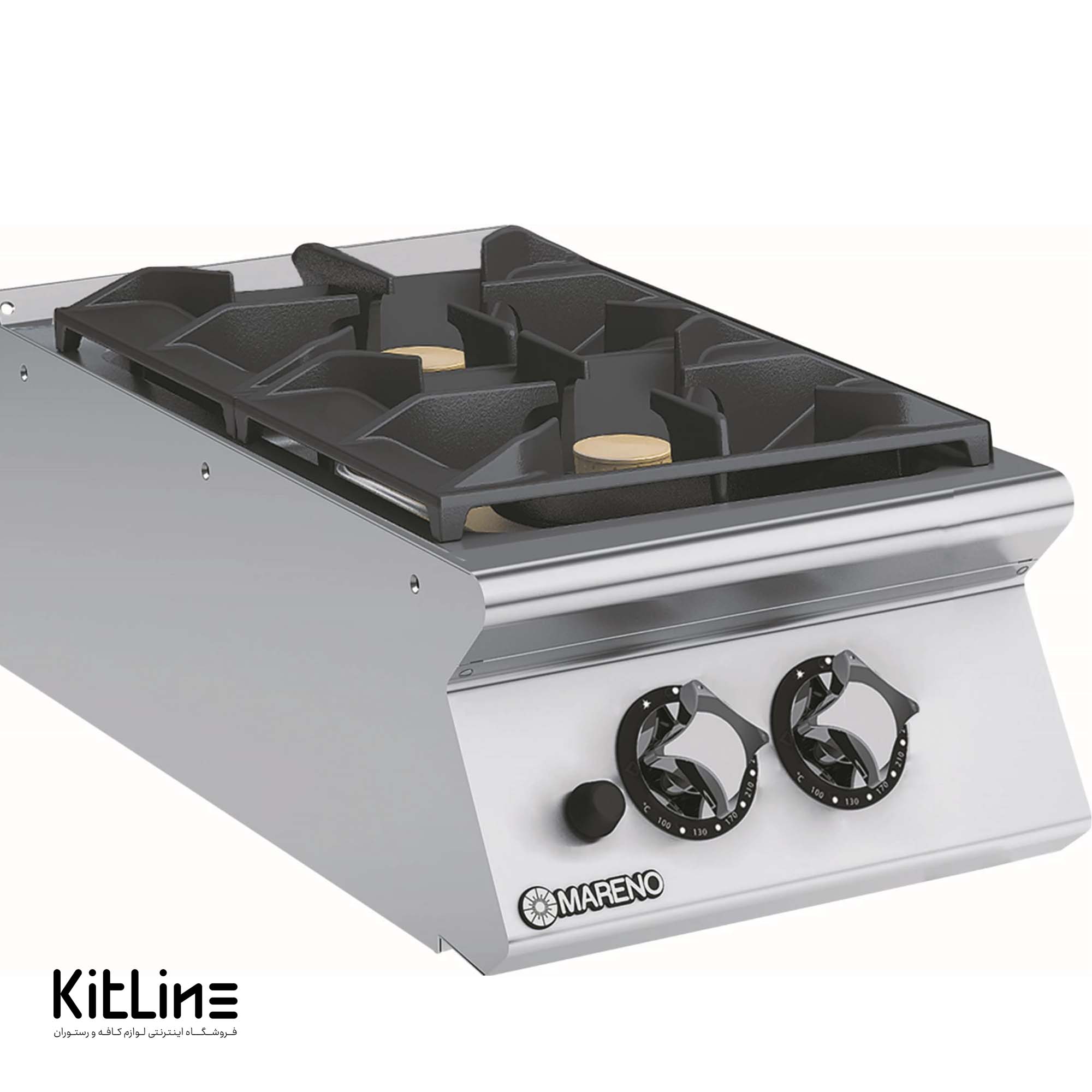 گاز ۲ شعله ۷۰×۴۰ مارنو (Mareno) مدل NC74G12