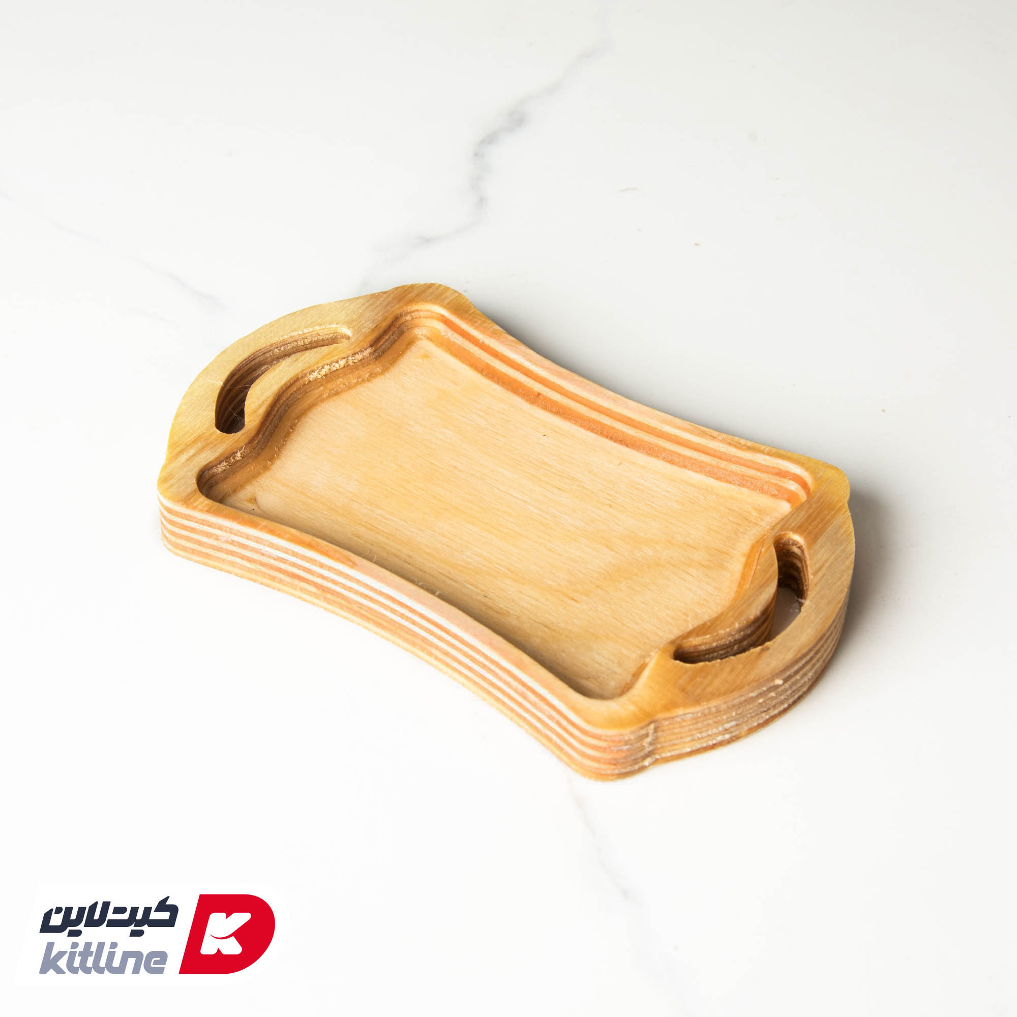 سینی سرو چوبی ۶×۹.۵ سانتیمتری دسته دار