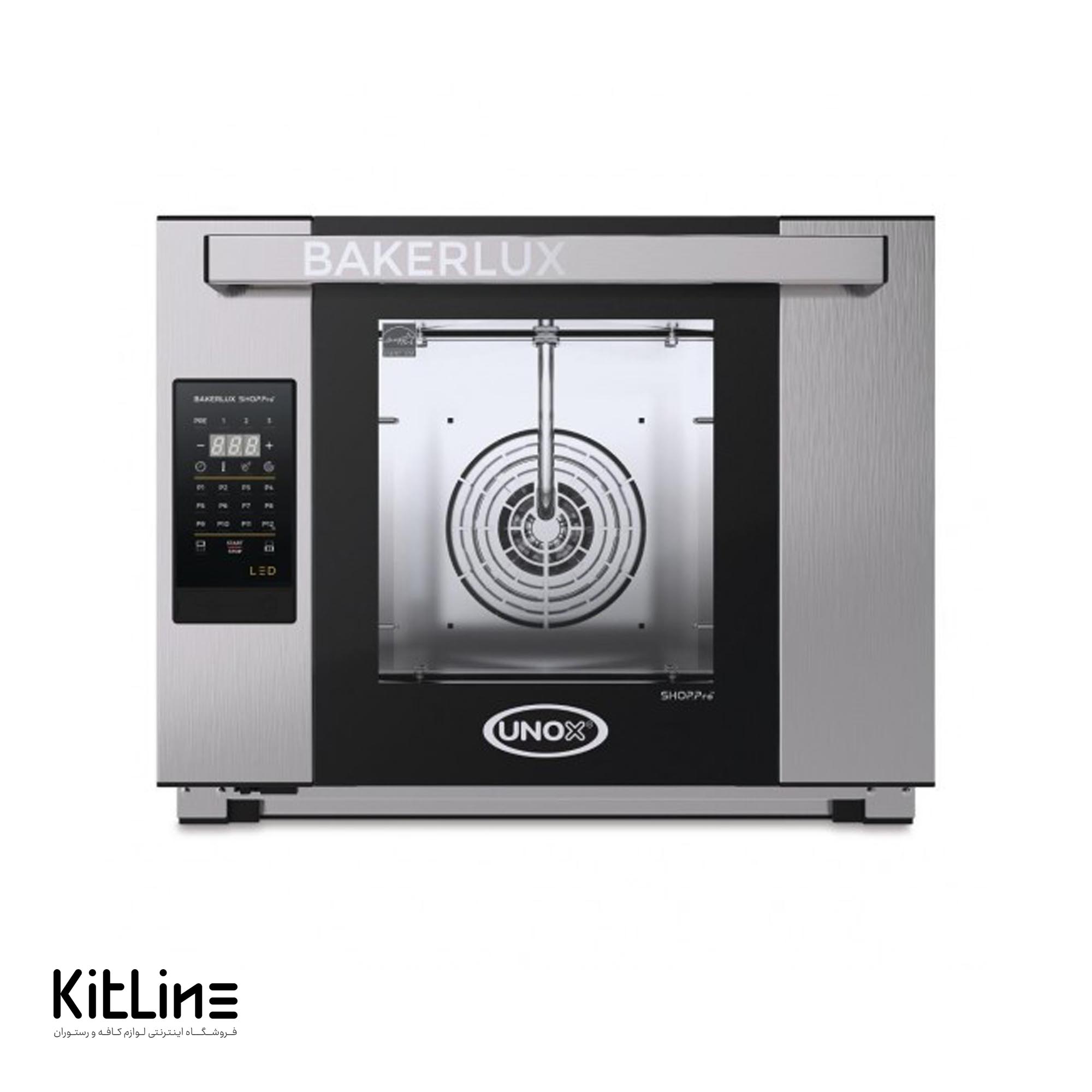 فر برقی اتوماتيک ۴ سينی اونکس (UNOX) مدل XEFT-04HS-ELDV-1