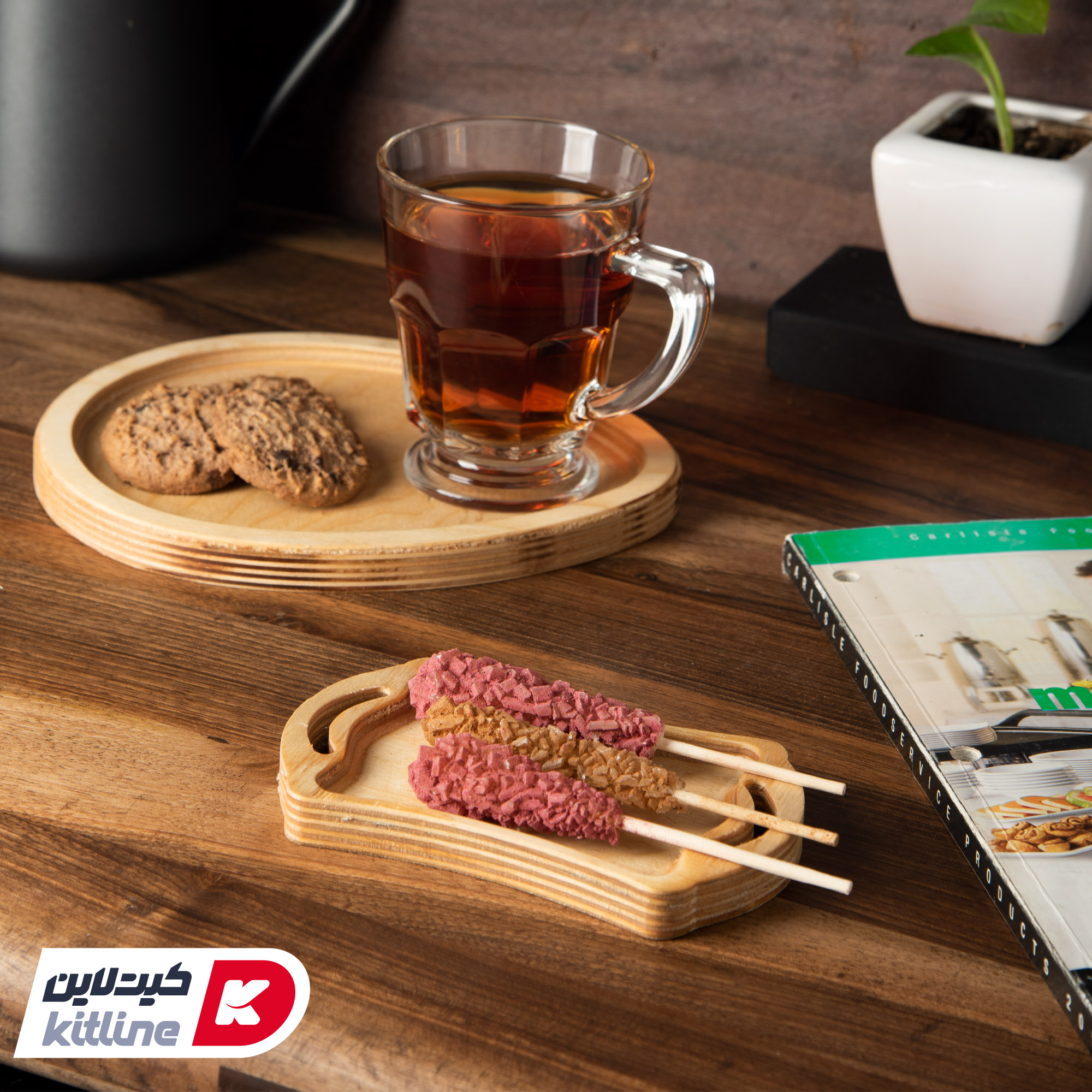 سینی سرو چوبی ۱۶×۲۰.۵ سانتیمتری - تصویر 6