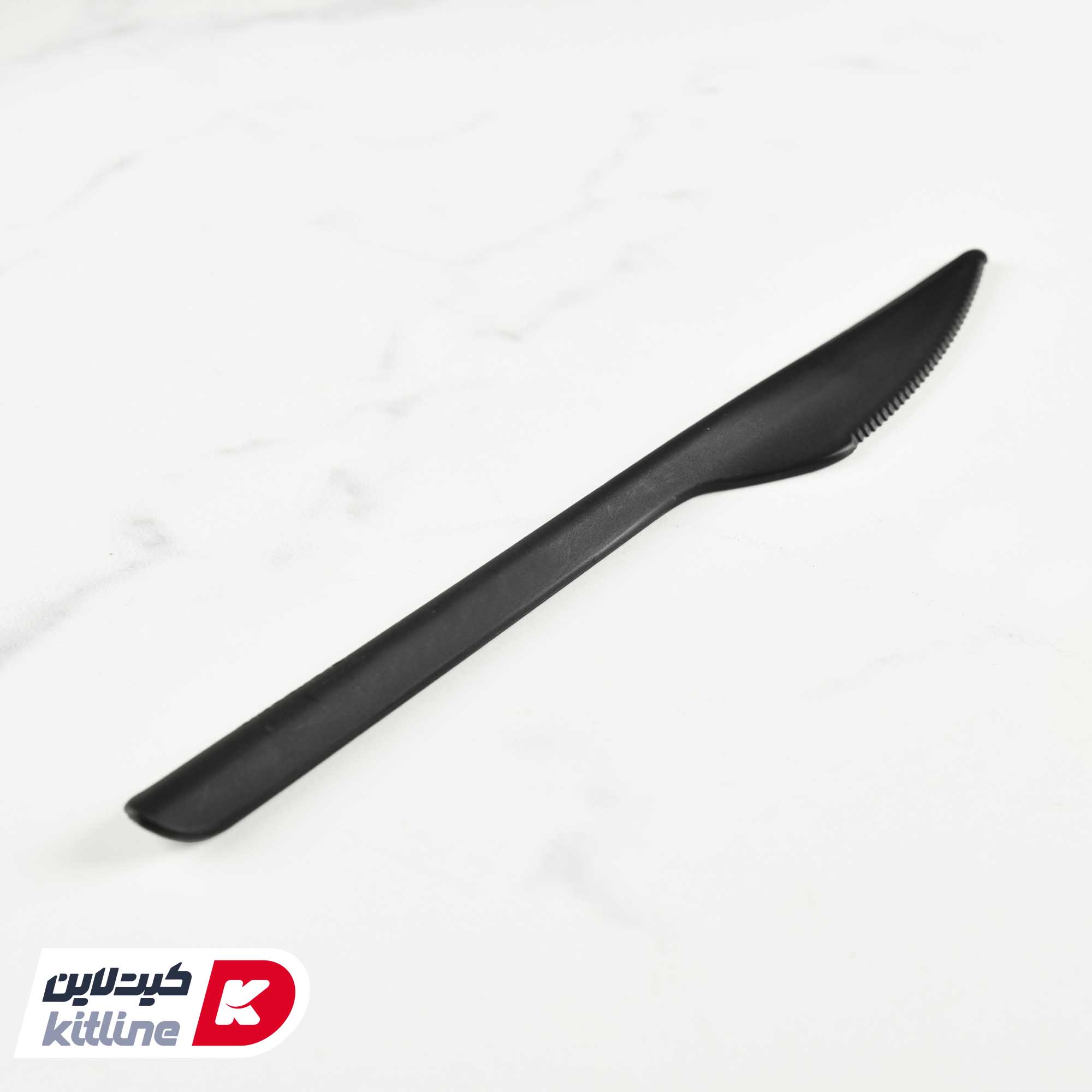 کارد یکبار مصرف ۱۷ سانتیمتری مشکی مات (کارتن ۱۰۰۰ عددی) - تصویر 3