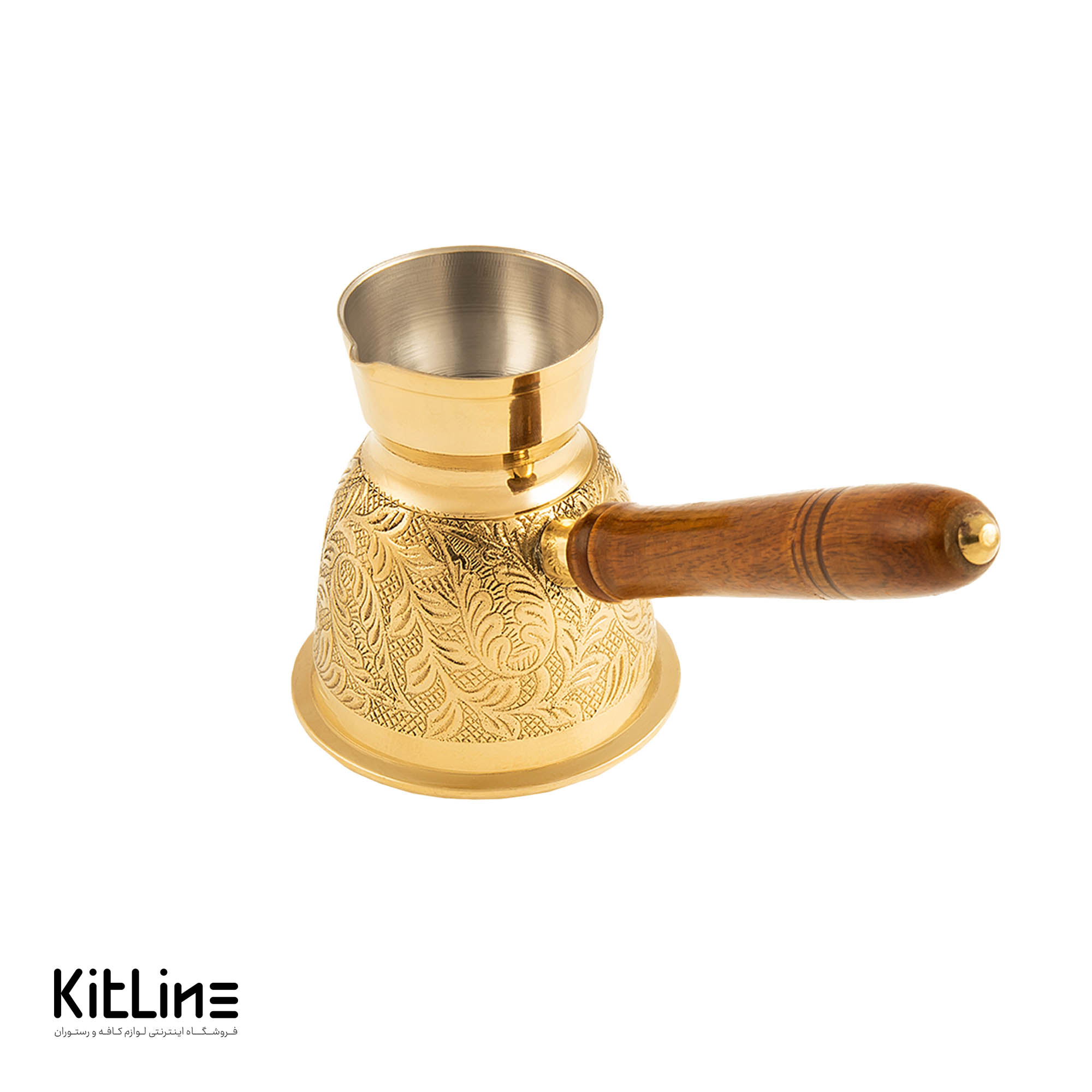 قهوه جوش (جذوه ترک) برنجی ۲ کاپ