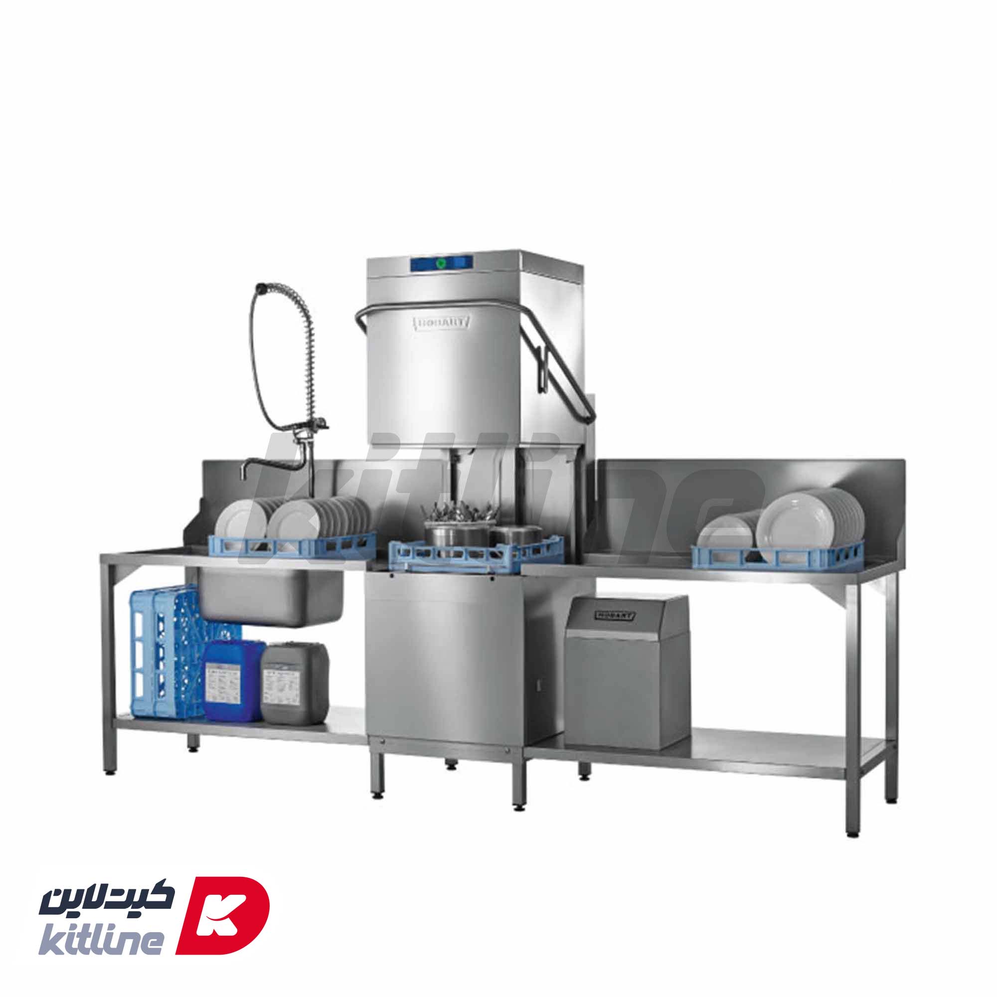 ظرفشویی هود تایپ ۱۲۰۰ تکه Hobart