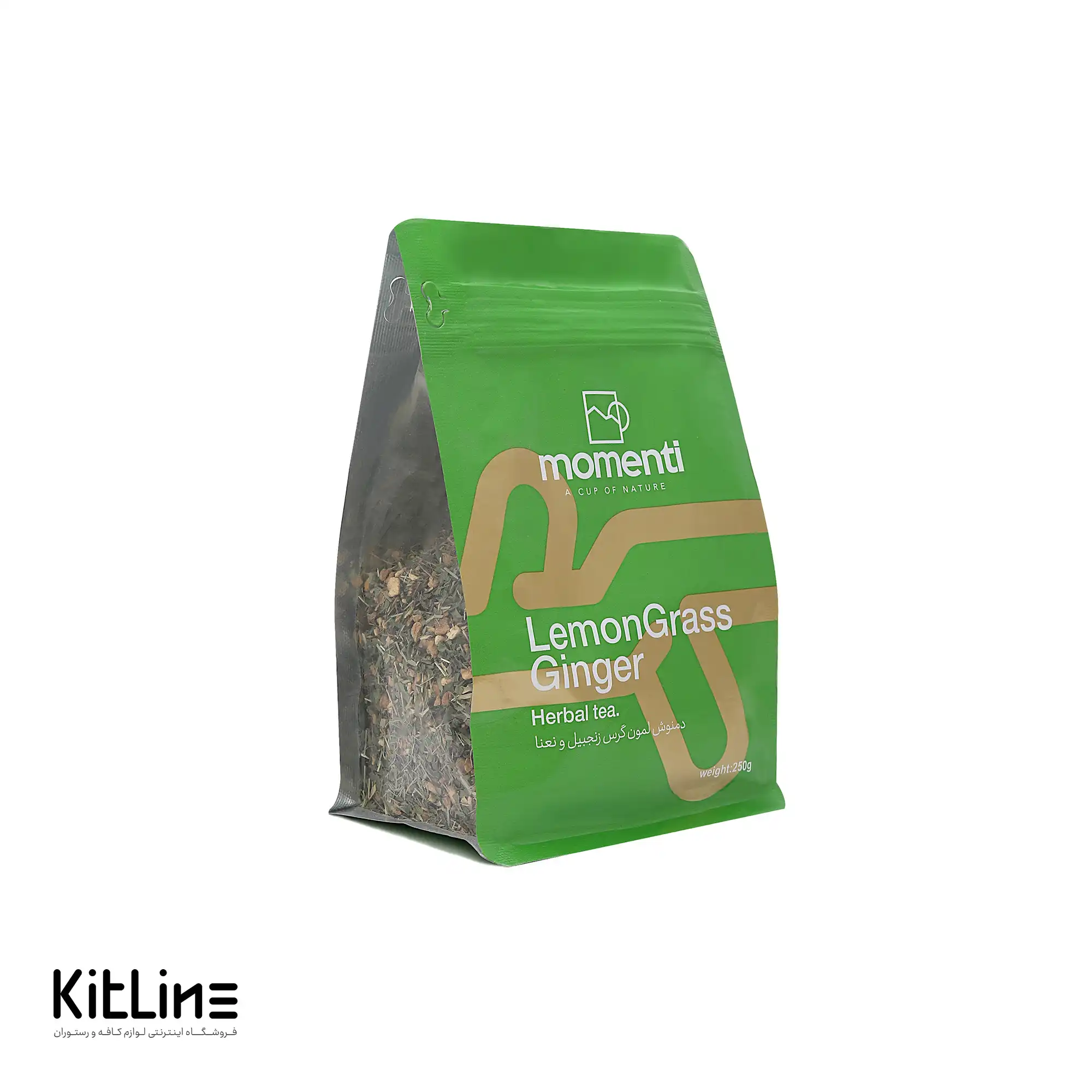 دمنوش لمون گرس جینجر مومنتی ۲۵۰ گرمی