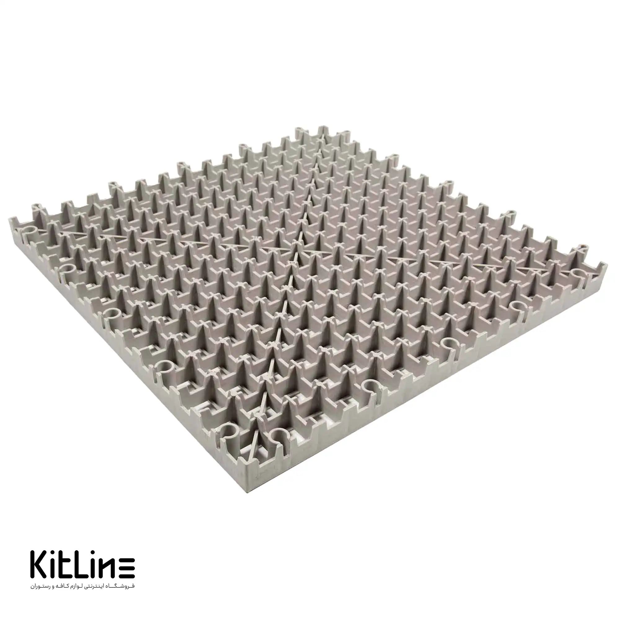 کفپوش تایل صنعتی ۵۰×۵۰ سانتیمتری طوسی روشن - تصویر 6