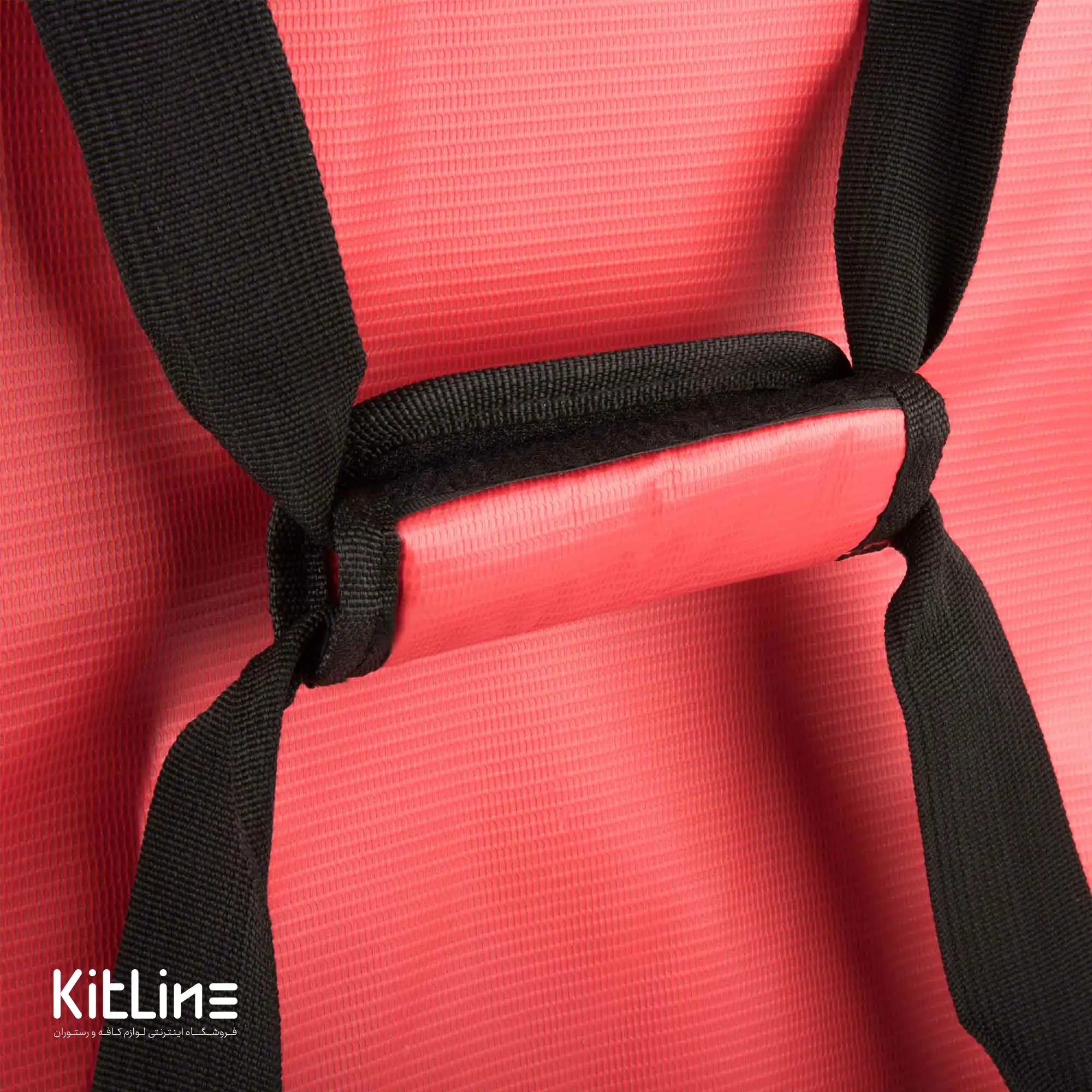 کیف حمل غذا ۴۷×۵۰ سانتیمتری برزنتی قرمز - تصویر 3