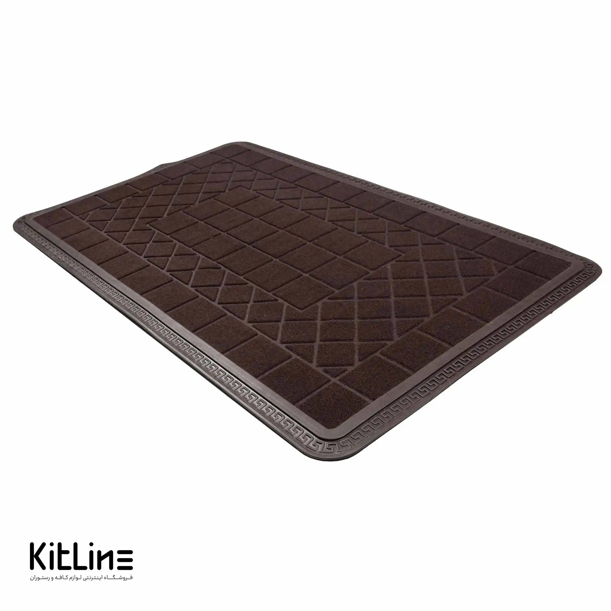 پادری مخملی ۶۵×۱۰۳ سانتیمتری قهوه ای سوخته - تصویر 3