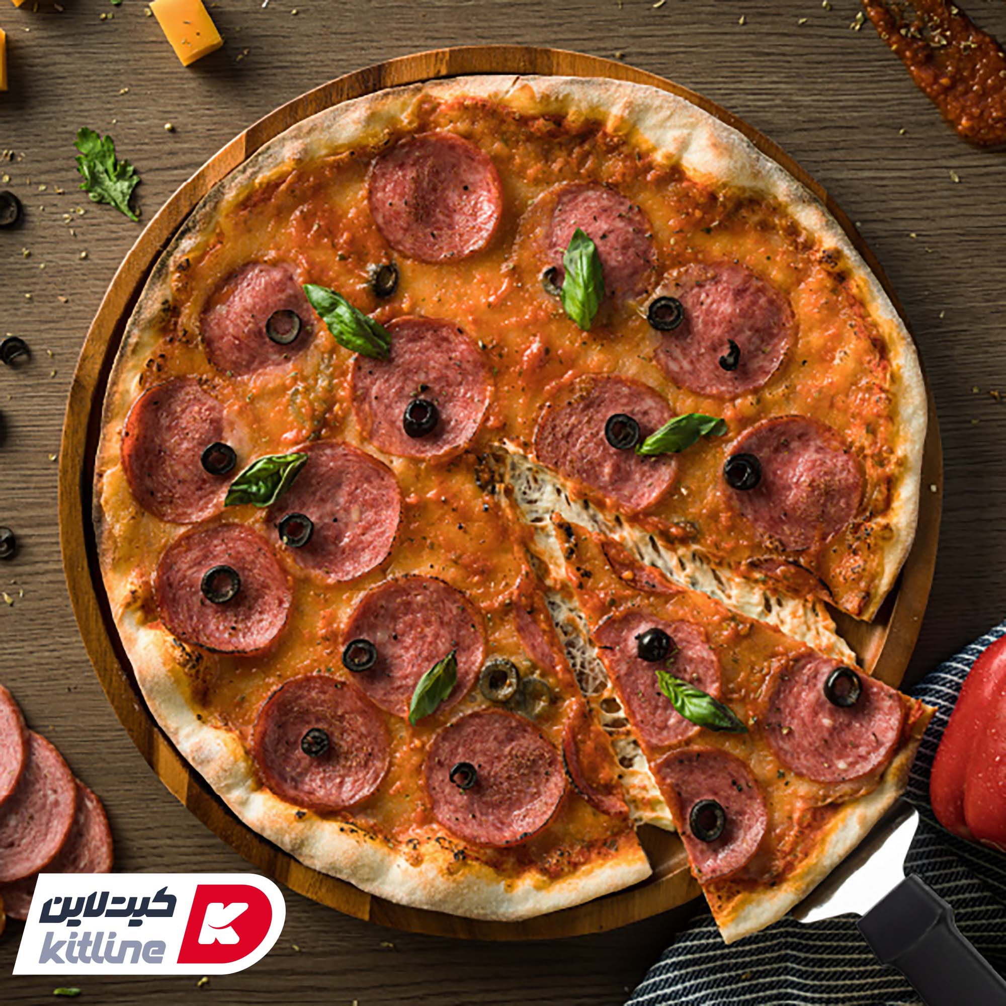 کاردک سرو پیتزا ۱۷ سانتیمتری پیرگه - تصویر 4