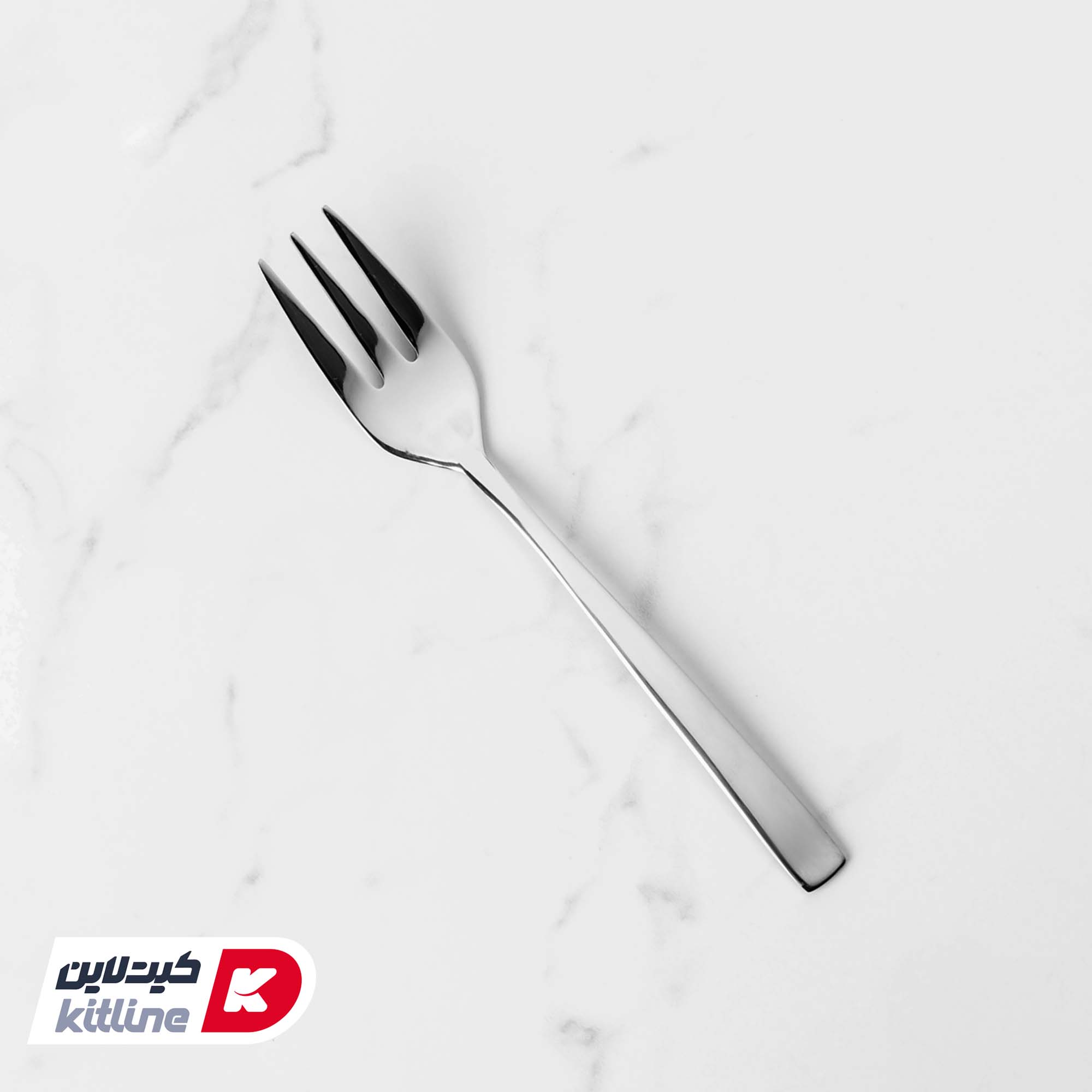 چنگال دسر خوری ناب استیل مدل فلورانس