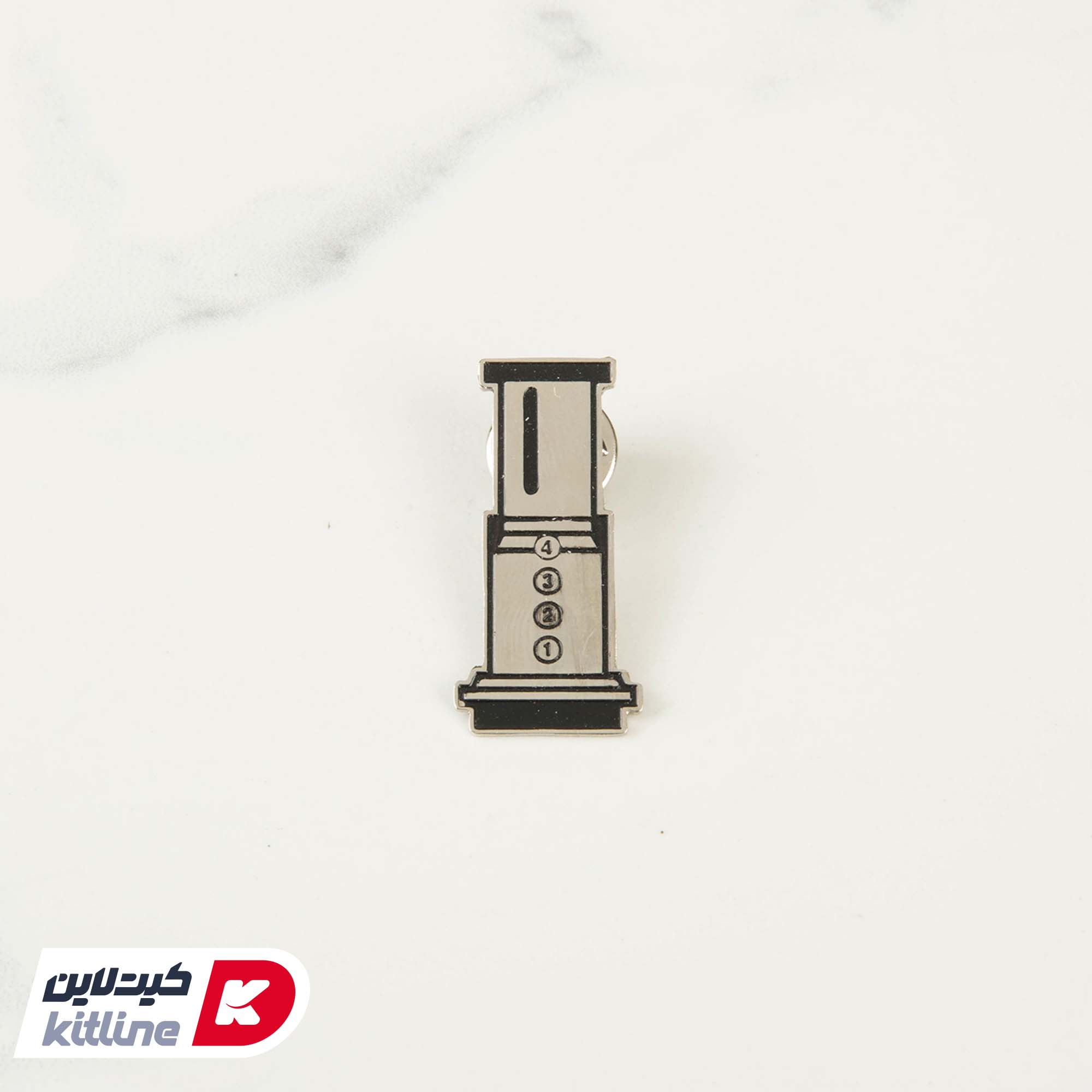 پین لباس طرح Aero press