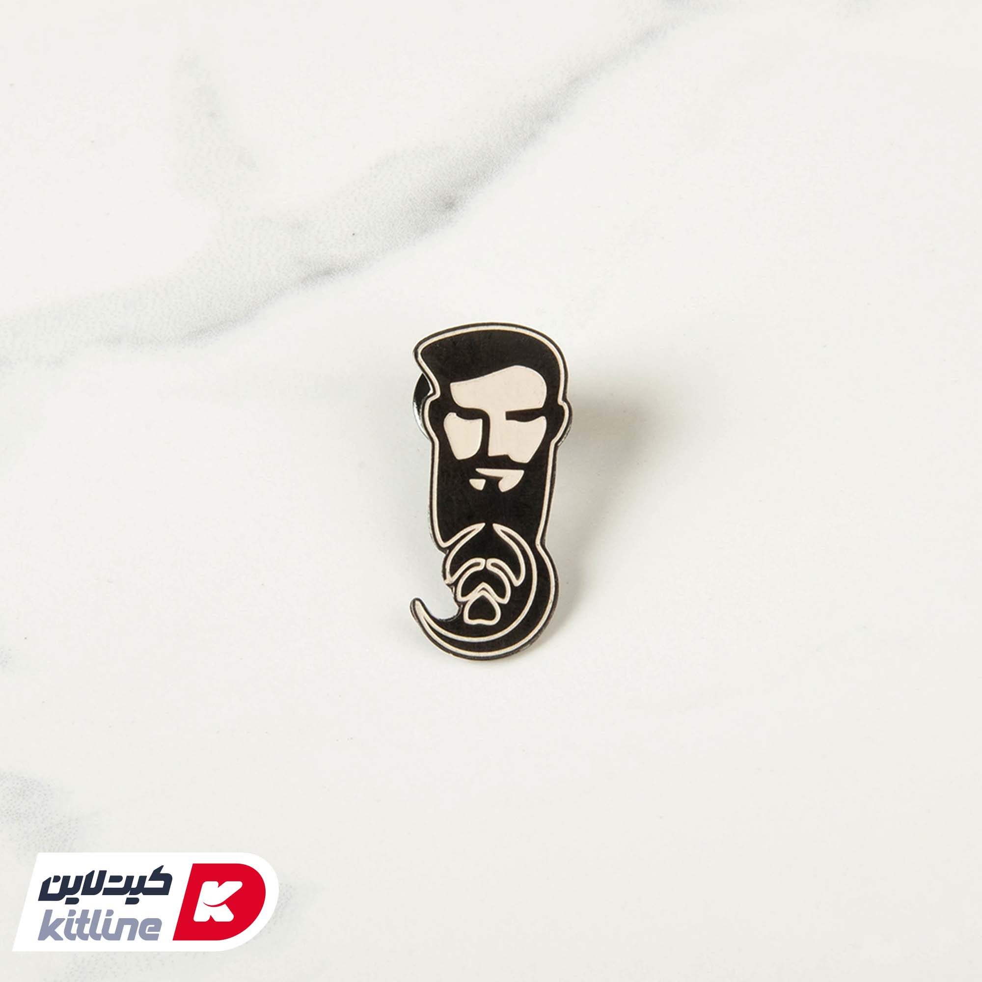 پین لباس طرح چهره باریستا