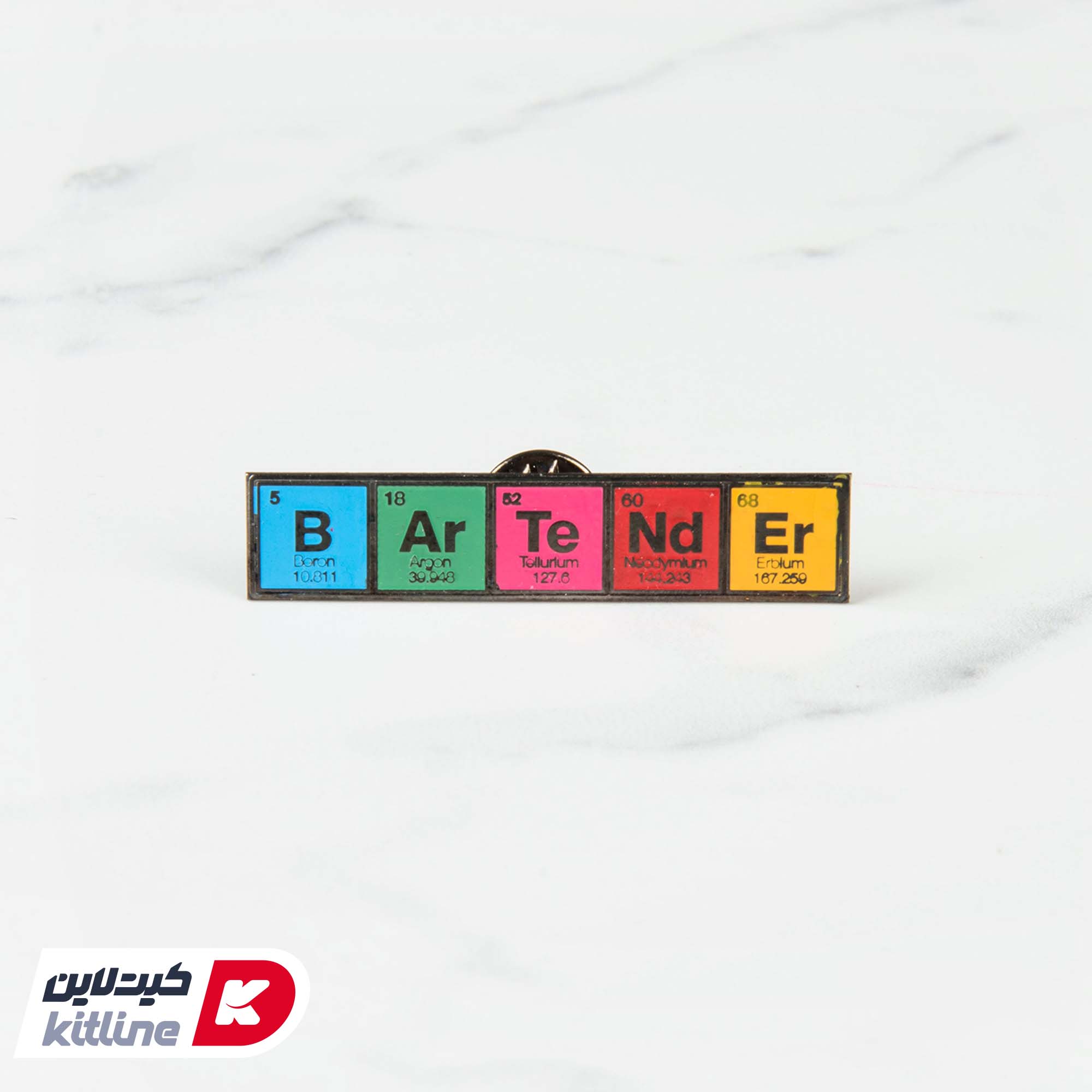 پین لباس طرح Bartender