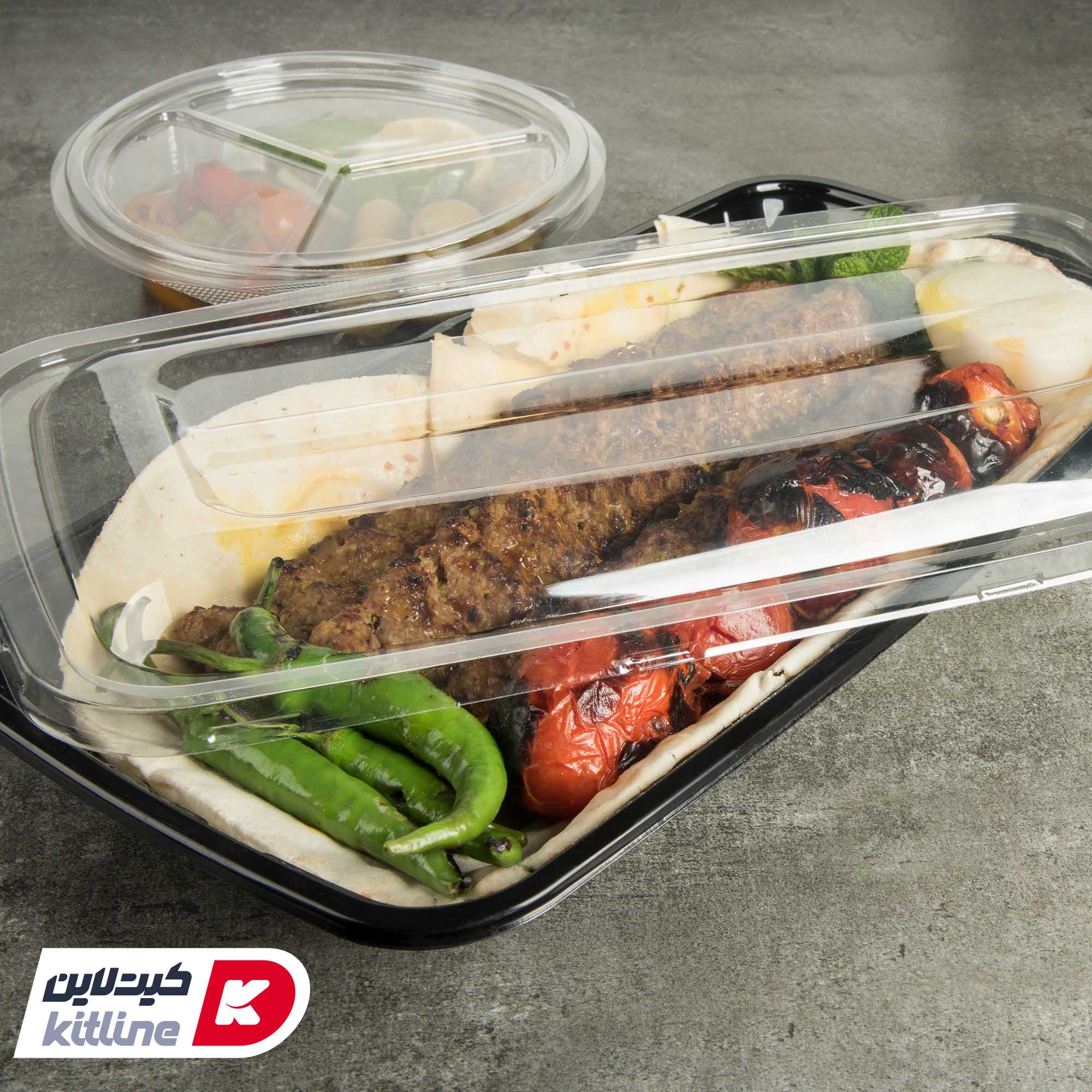 ظرف یکبار مصرف ۱۹.۵×۳۷ سانتیمتری مشکی همراه در شفاف (کارتن ۱۰۰ عددی) - تصویر 7